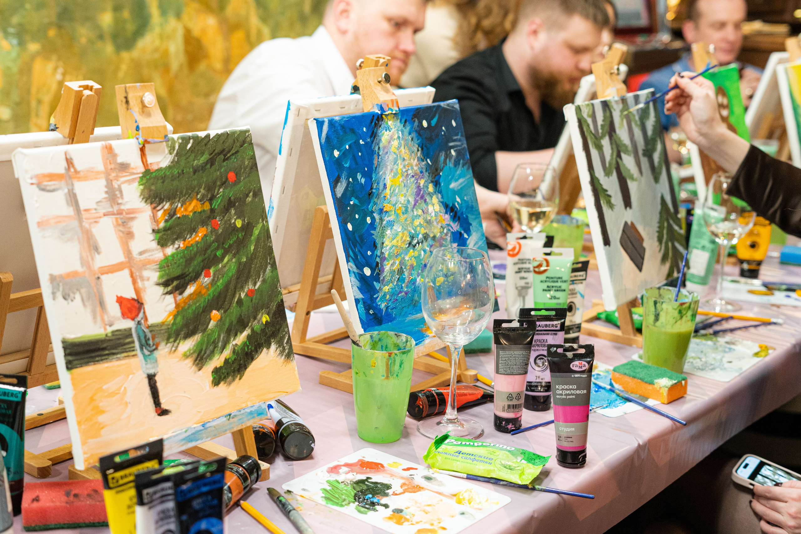 Корпоратив Teach Me Art 2. Портретный фотограф в Москве и Санкт-Петербурге Арина Чех