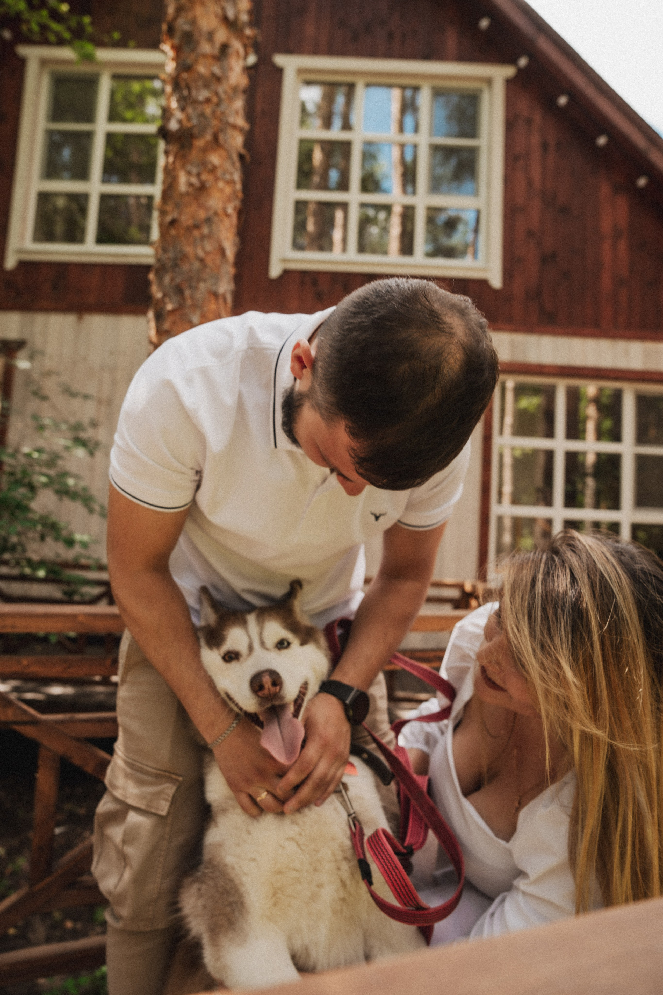 Дарья ♡ Максим ✧ Чоки — История любви, когда в семье есть хаски. Свадебный и портретный фотограф в Москве, Светлана Янковая