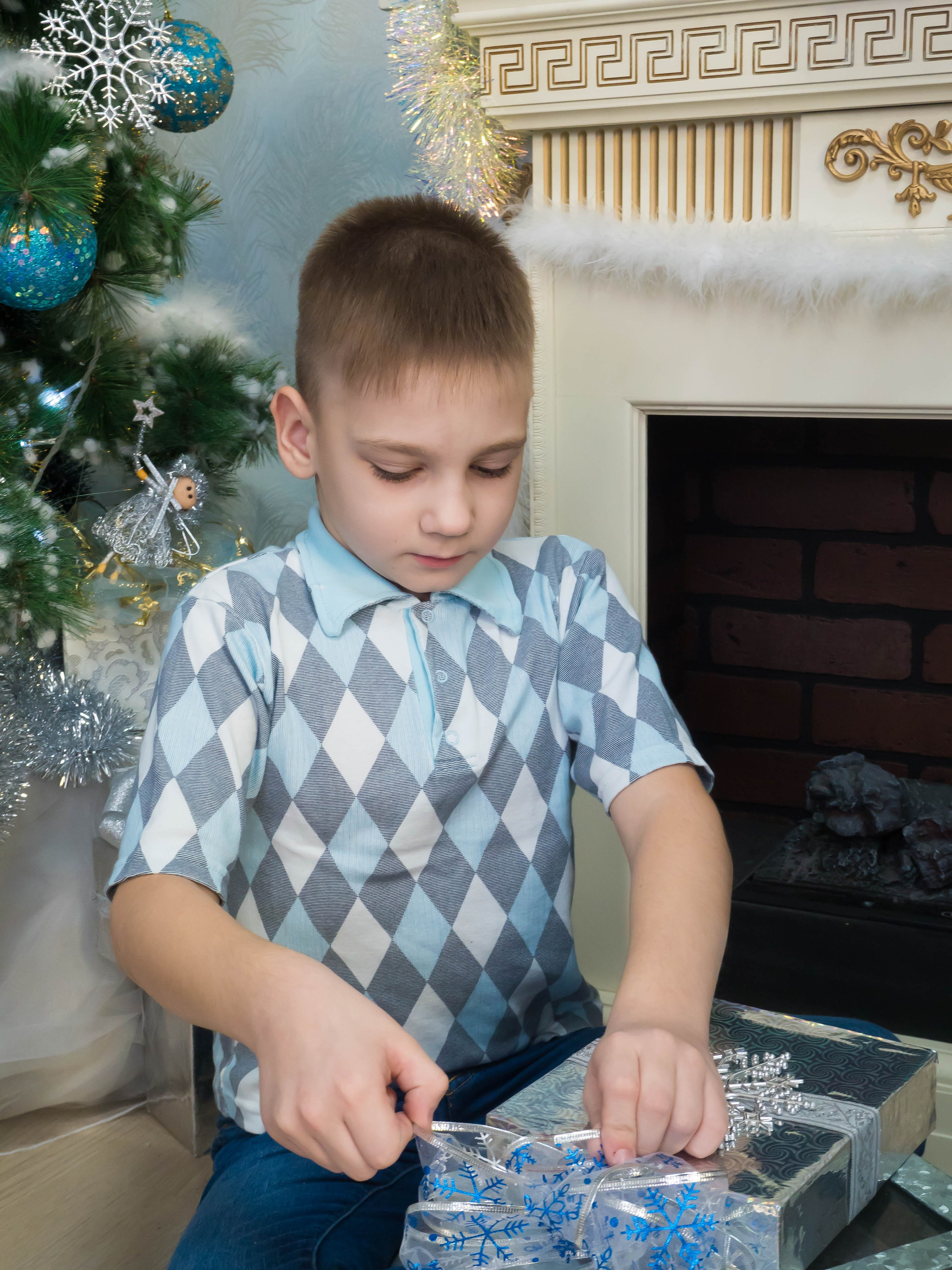 В ожидании чудес и подарков. Семейный детский фотограф в Красноярске Скачкова Юлия