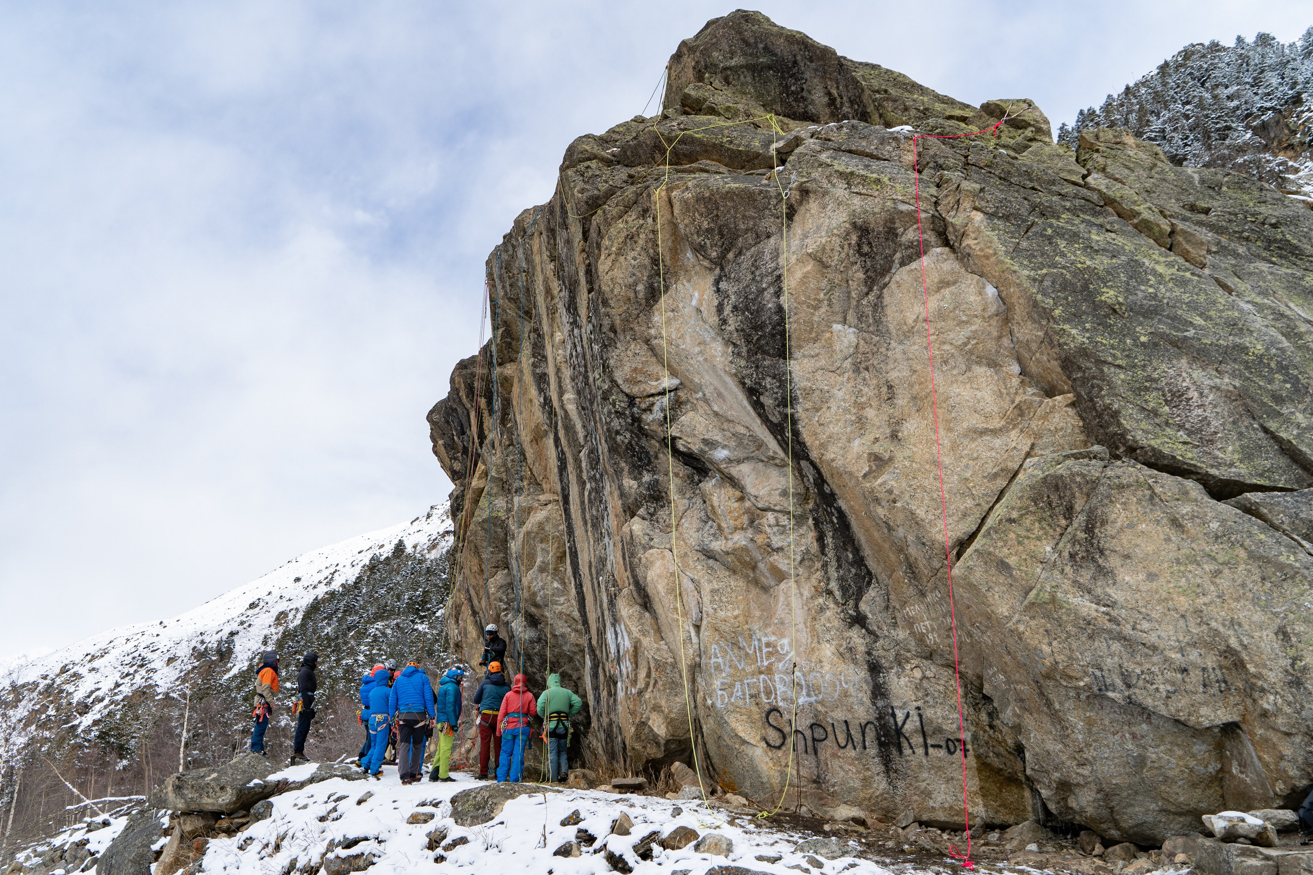 Обучающий модуль для альпинистов в Приэльбрусье. Репортажный фотограф в Красной Поляне и Сочи Павлюченко Екатерина