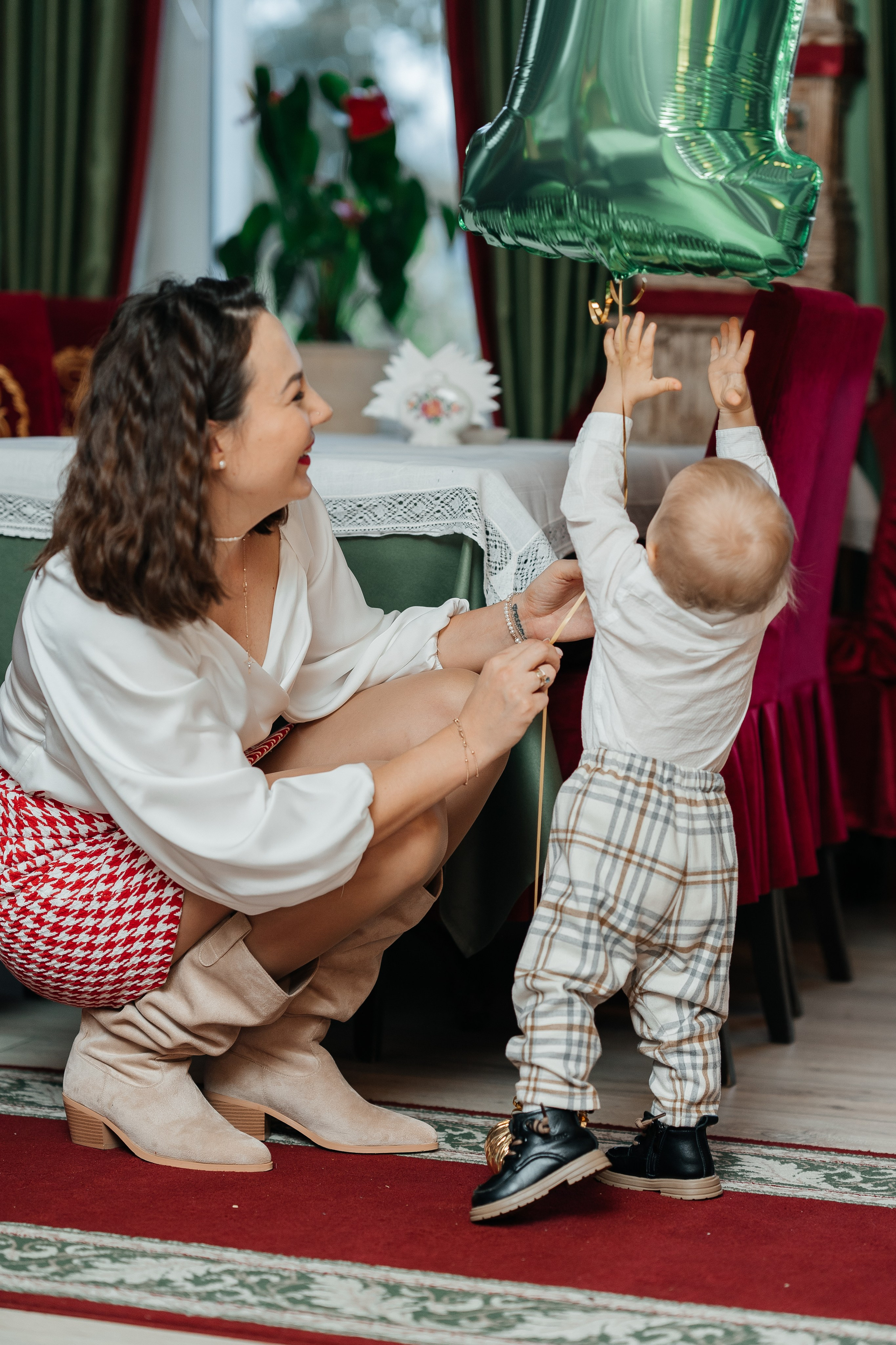 1 годик. Ресторан Русский дворик. Семейный и детский фотограф в Сергиев Посаде, Хотьково Якимчук Любовь