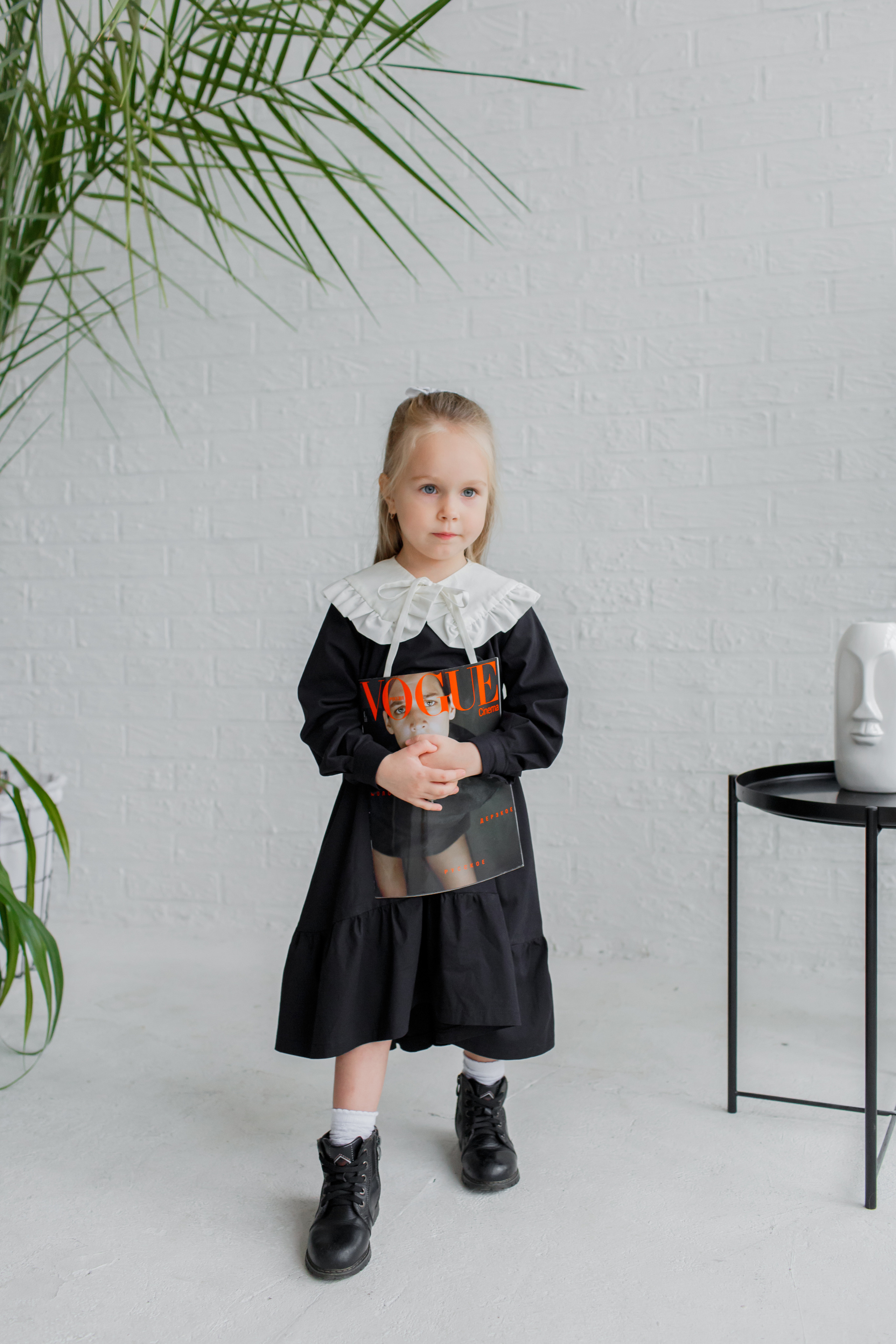 Вероничка в черном платье. Детский и семейный фотограф в Пензе Лена бешенова