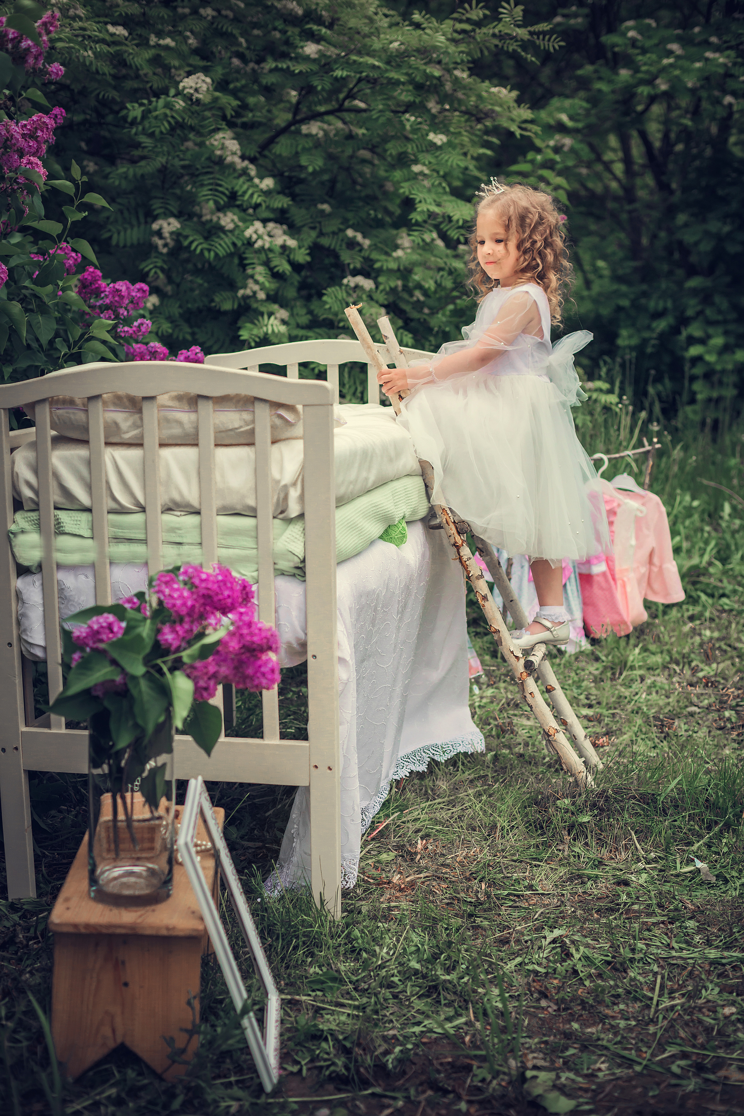 Принцесса на горошине (сирень). Детский и семейный фотограф в Пензе Лена бешенова