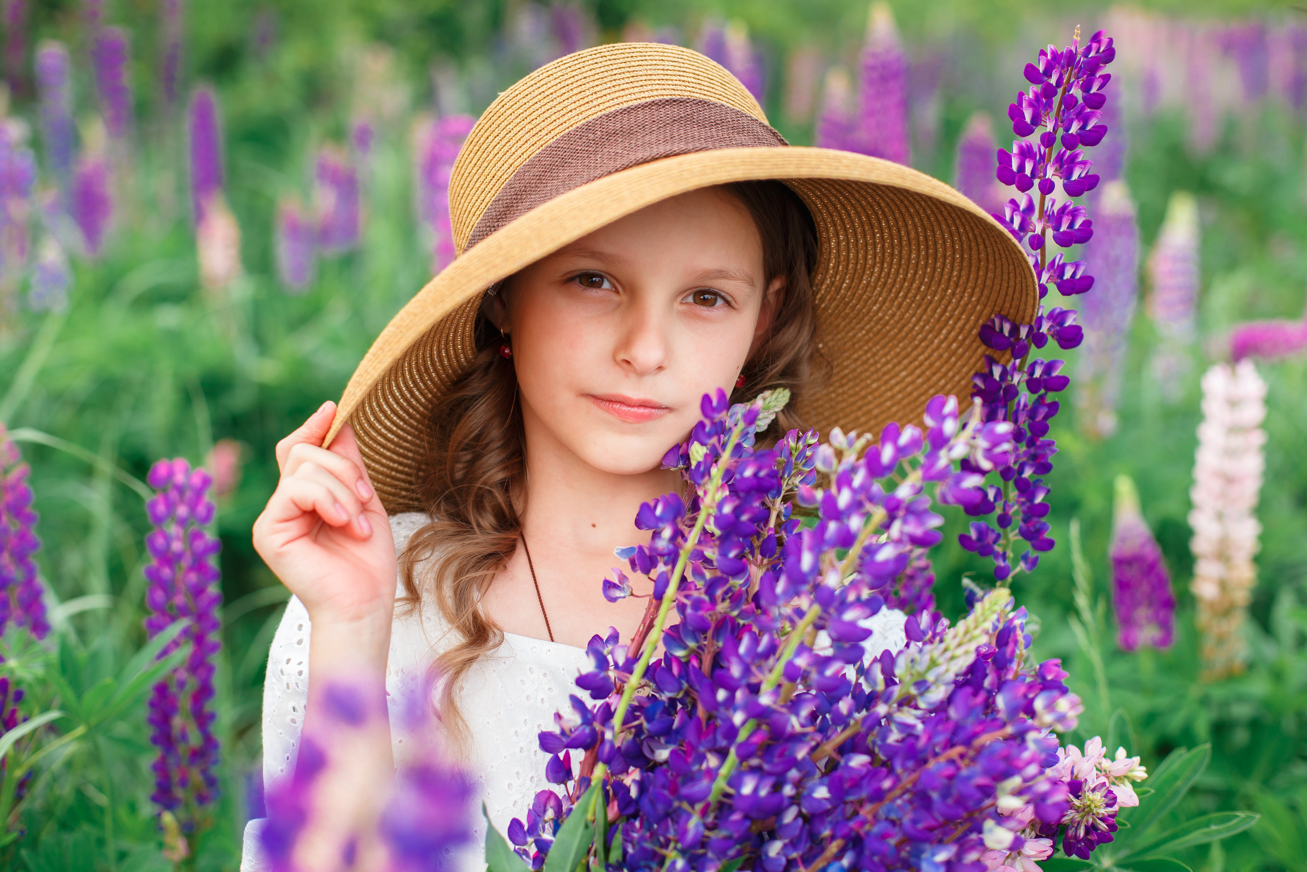 Люпины, клеверное поле. Детский и семейный фотограф в Пензе Лена бешенова