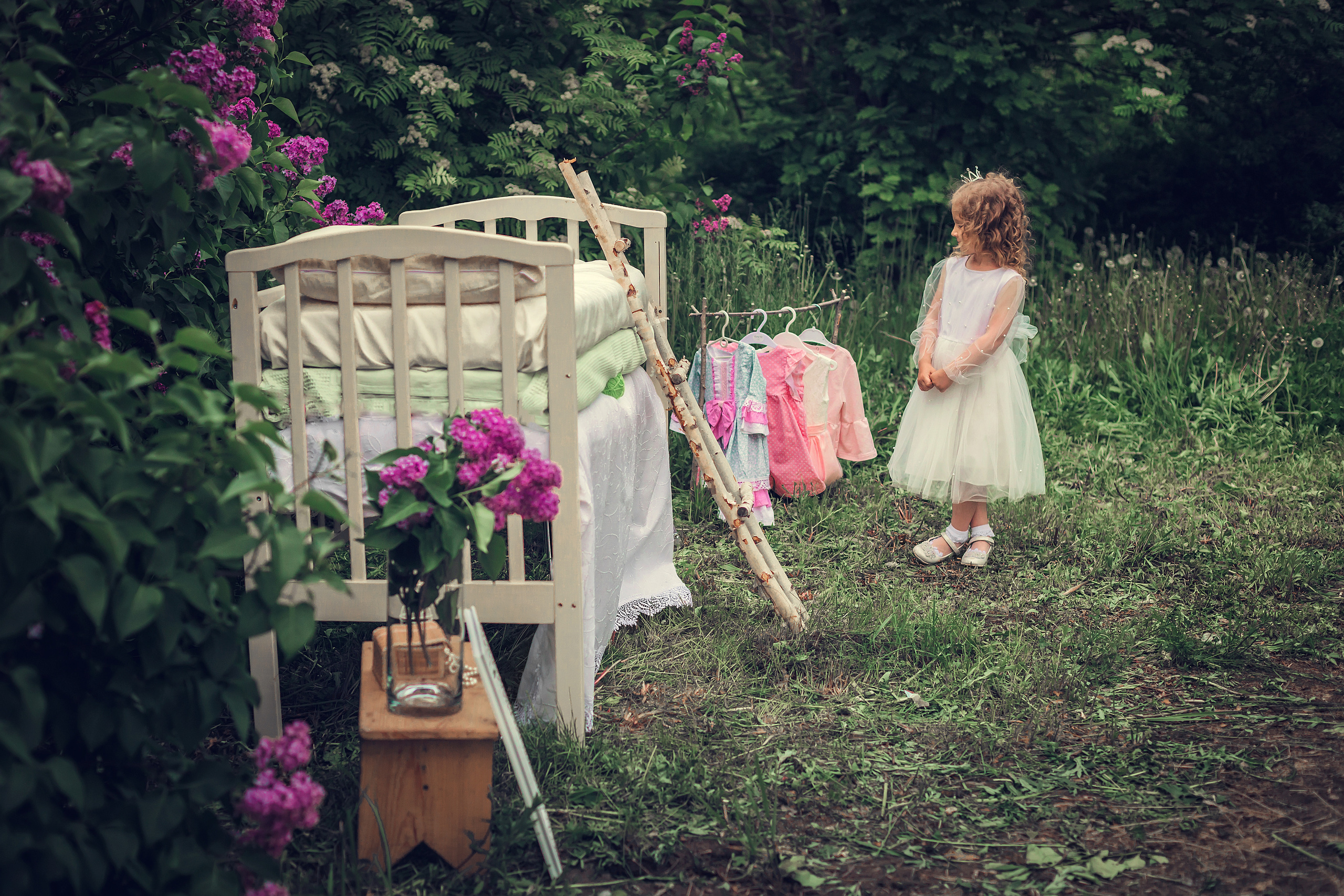 Принцесса на горошине (сирень). Детский и семейный фотограф в Пензе Лена бешенова