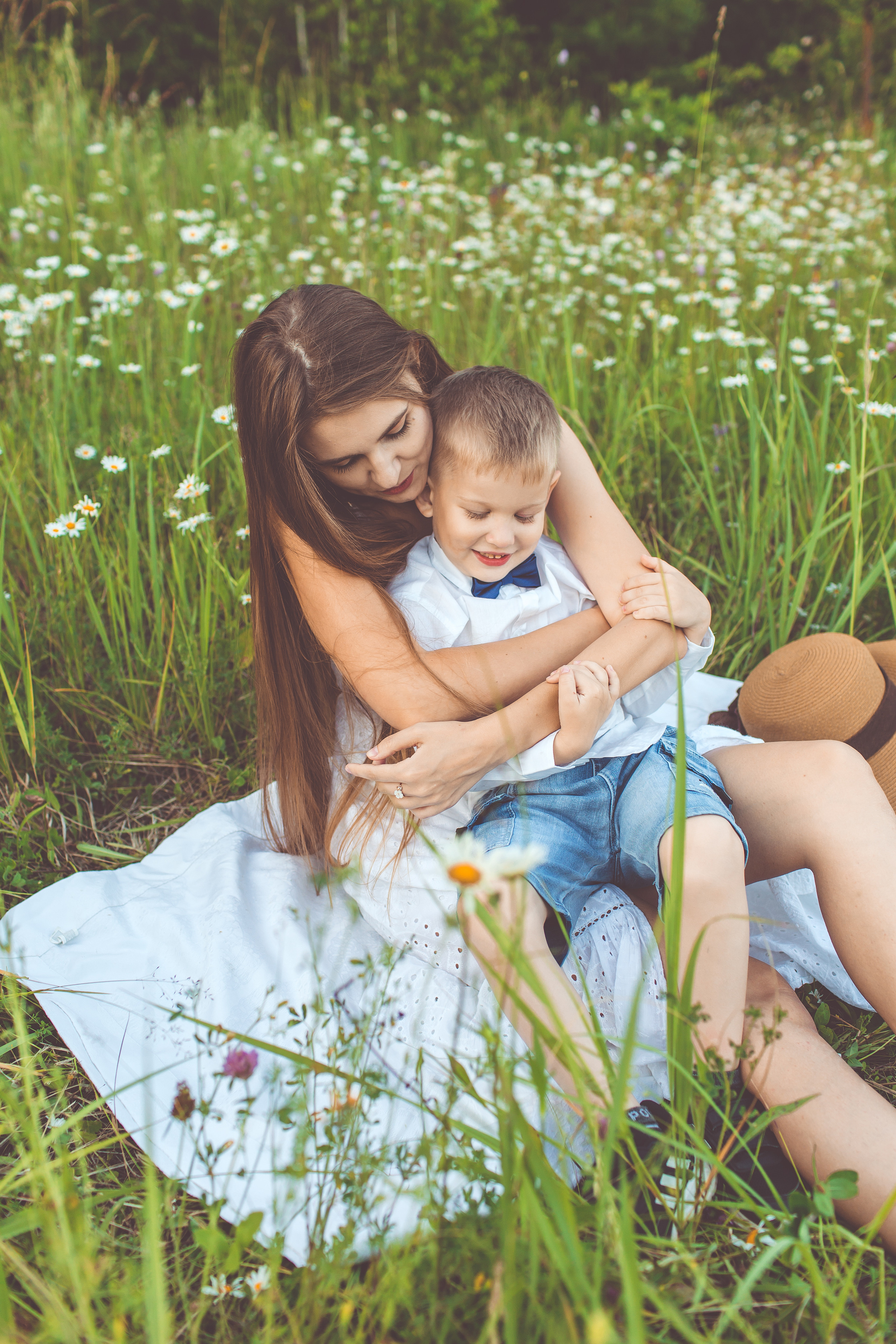 Фотосессии в ромашках. Детский и семейный фотограф в Пензе Лена бешенова