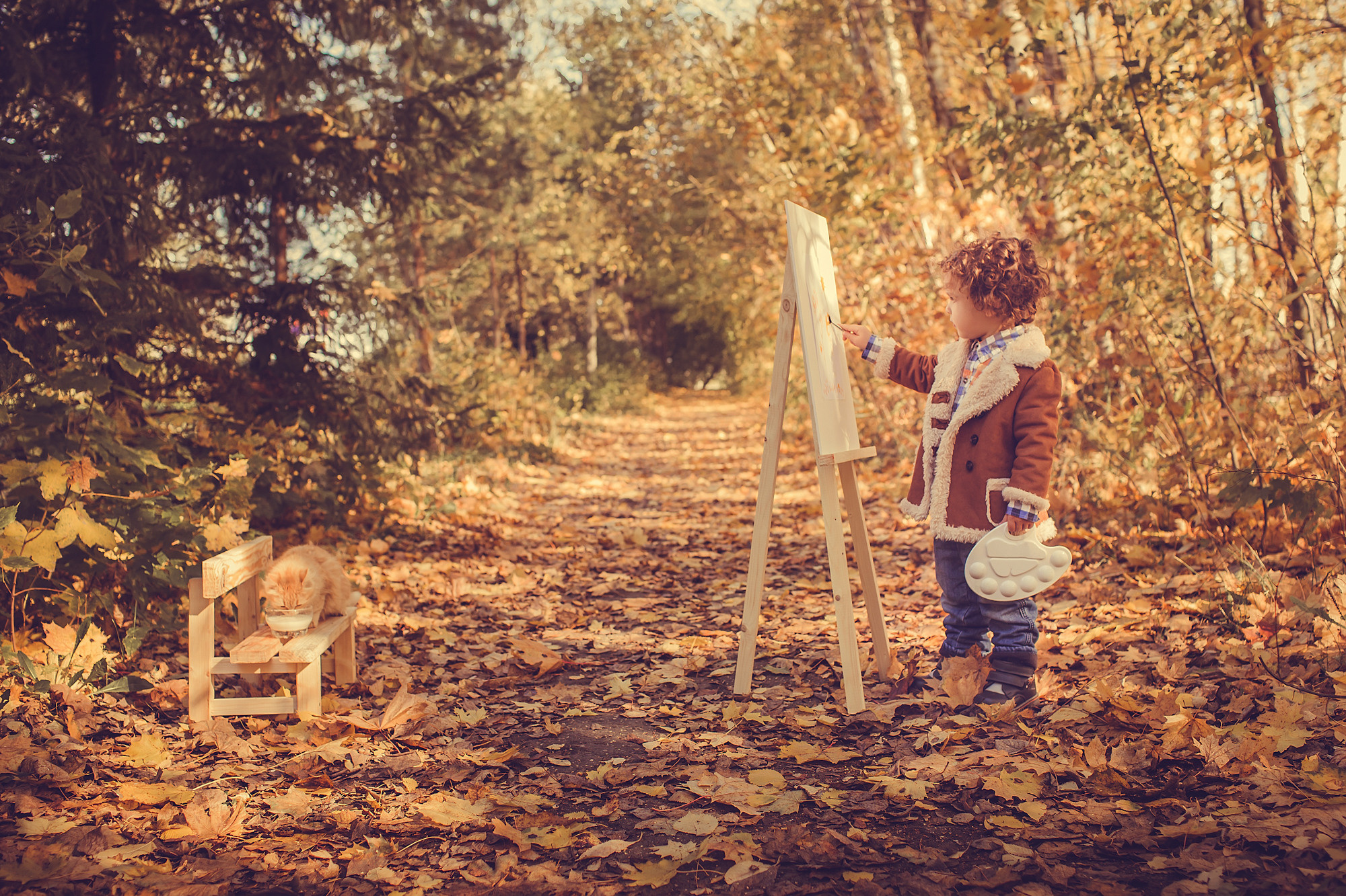 Художник. Детский и семейный фотограф в Пензе Лена бешенова
