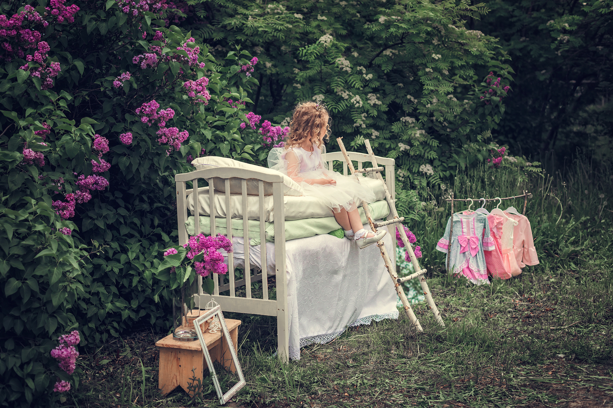 Принцесса на горошине (сирень). Детский и семейный фотограф в Пензе Лена бешенова