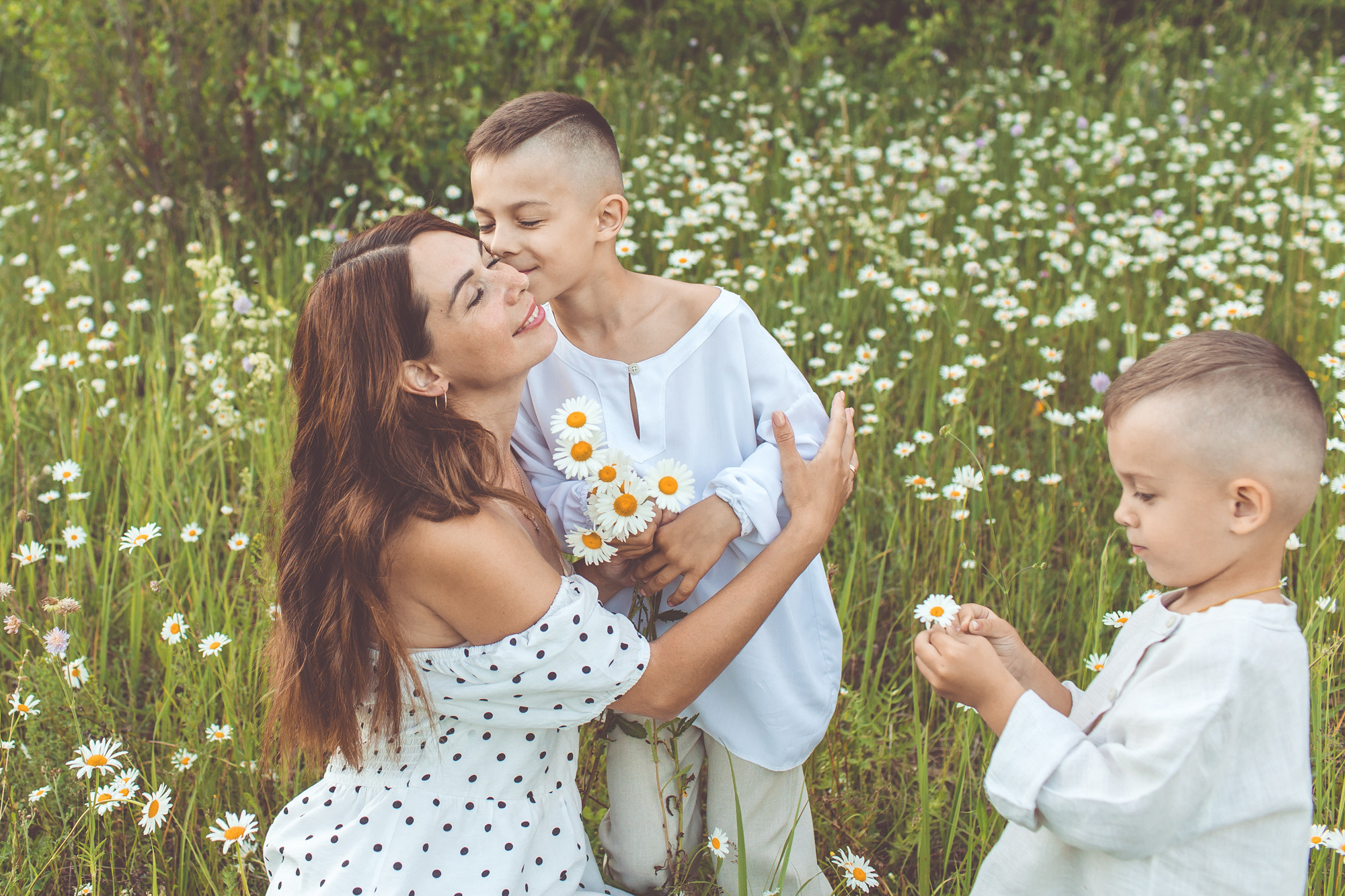 Фотосессии в ромашках. Детский и семейный фотограф в Пензе Лена бешенова