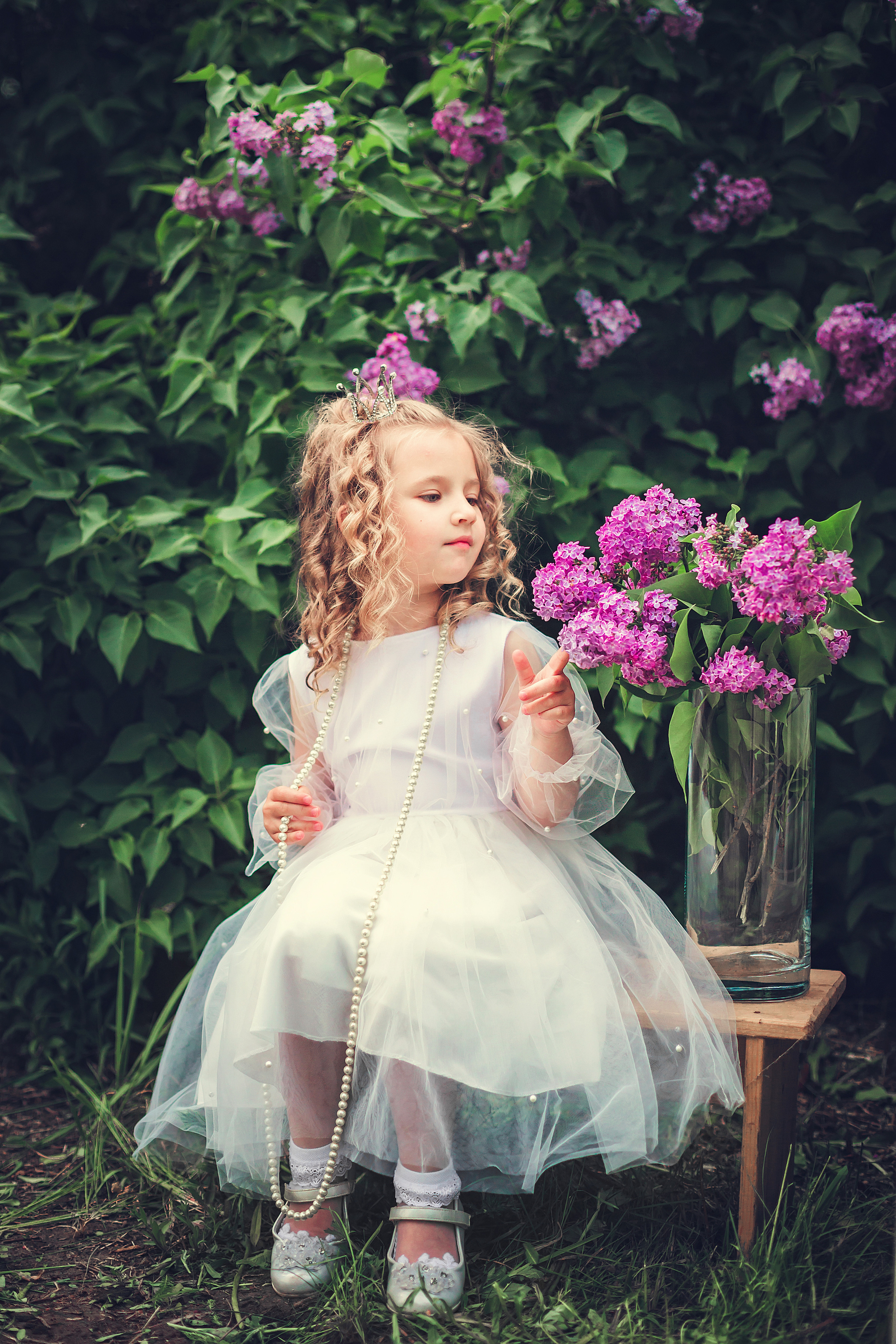 Принцесса на горошине (сирень). Детский и семейный фотограф в Пензе Лена бешенова