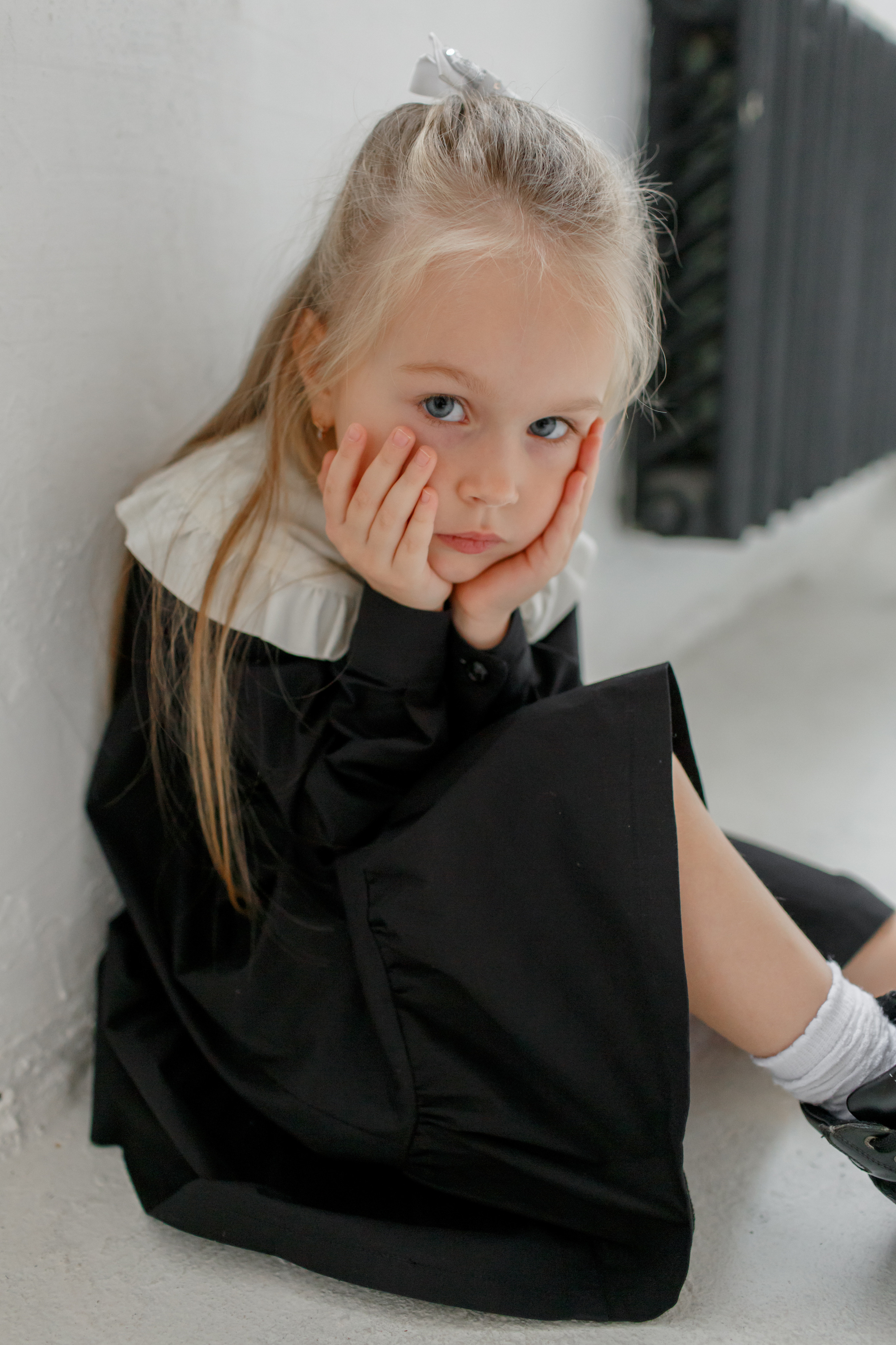 Вероничка в черном платье. Детский и семейный фотограф в Пензе Лена бешенова