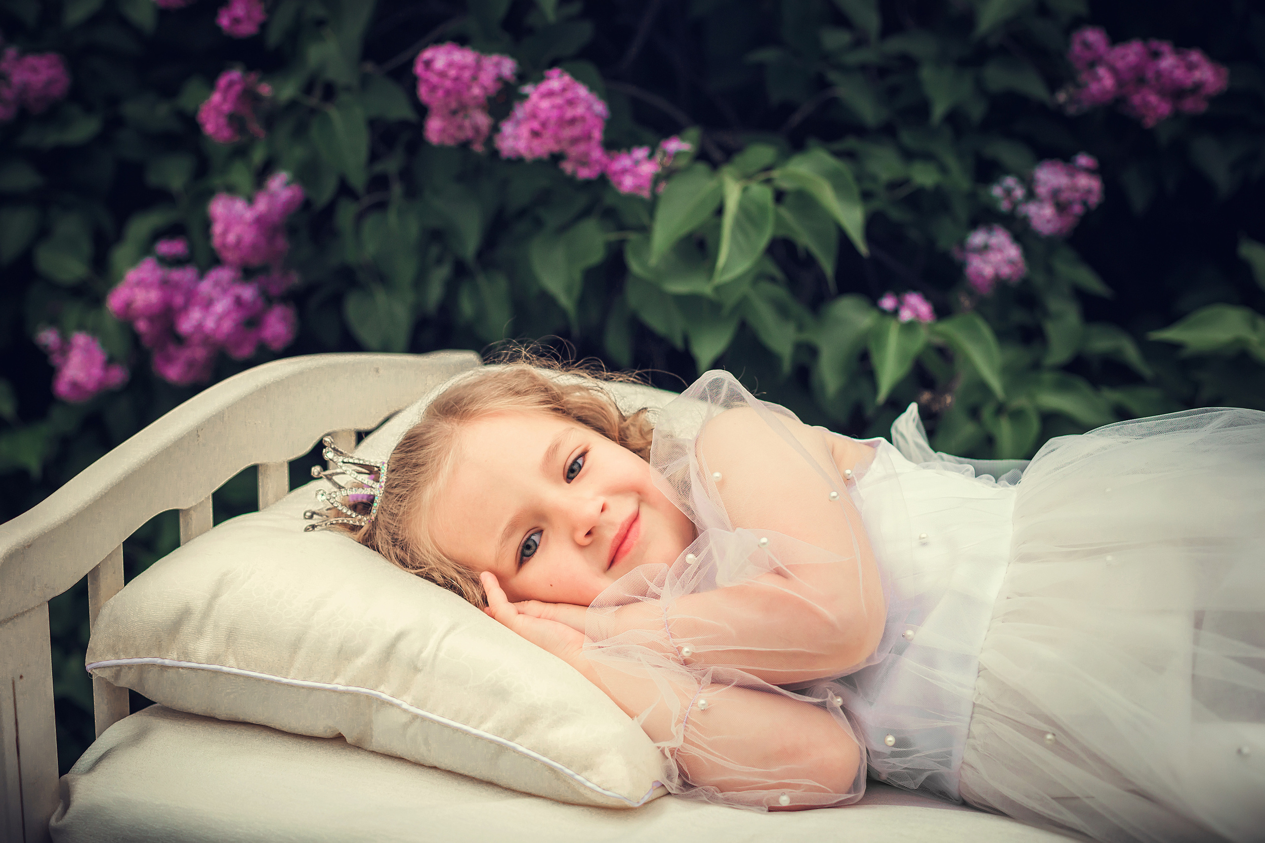 Принцесса на горошине (сирень). Детский и семейный фотограф в Пензе Лена бешенова