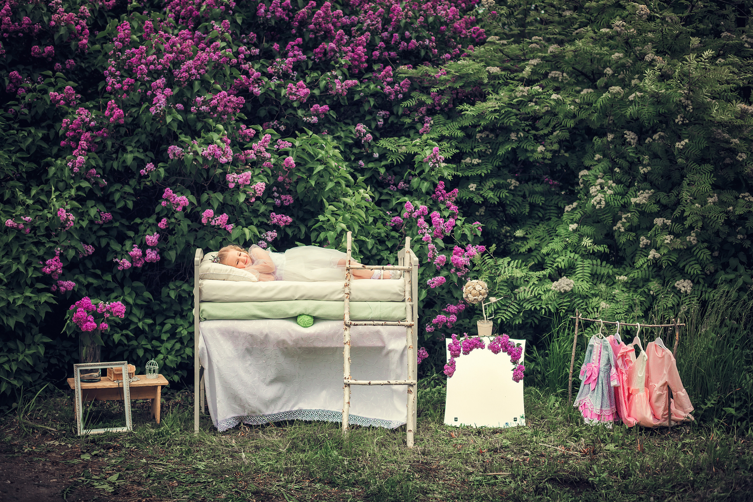 Принцесса на горошине (сирень). Детский и семейный фотограф в Пензе Лена бешенова