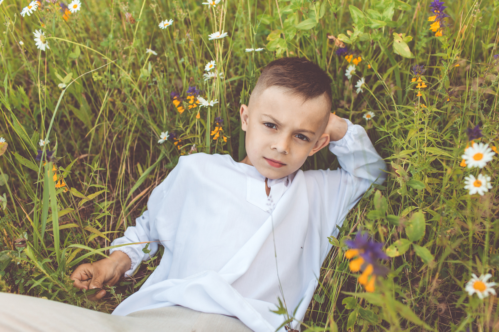Фотосессии в ромашках. Детский и семейный фотограф в Пензе Лена бешенова