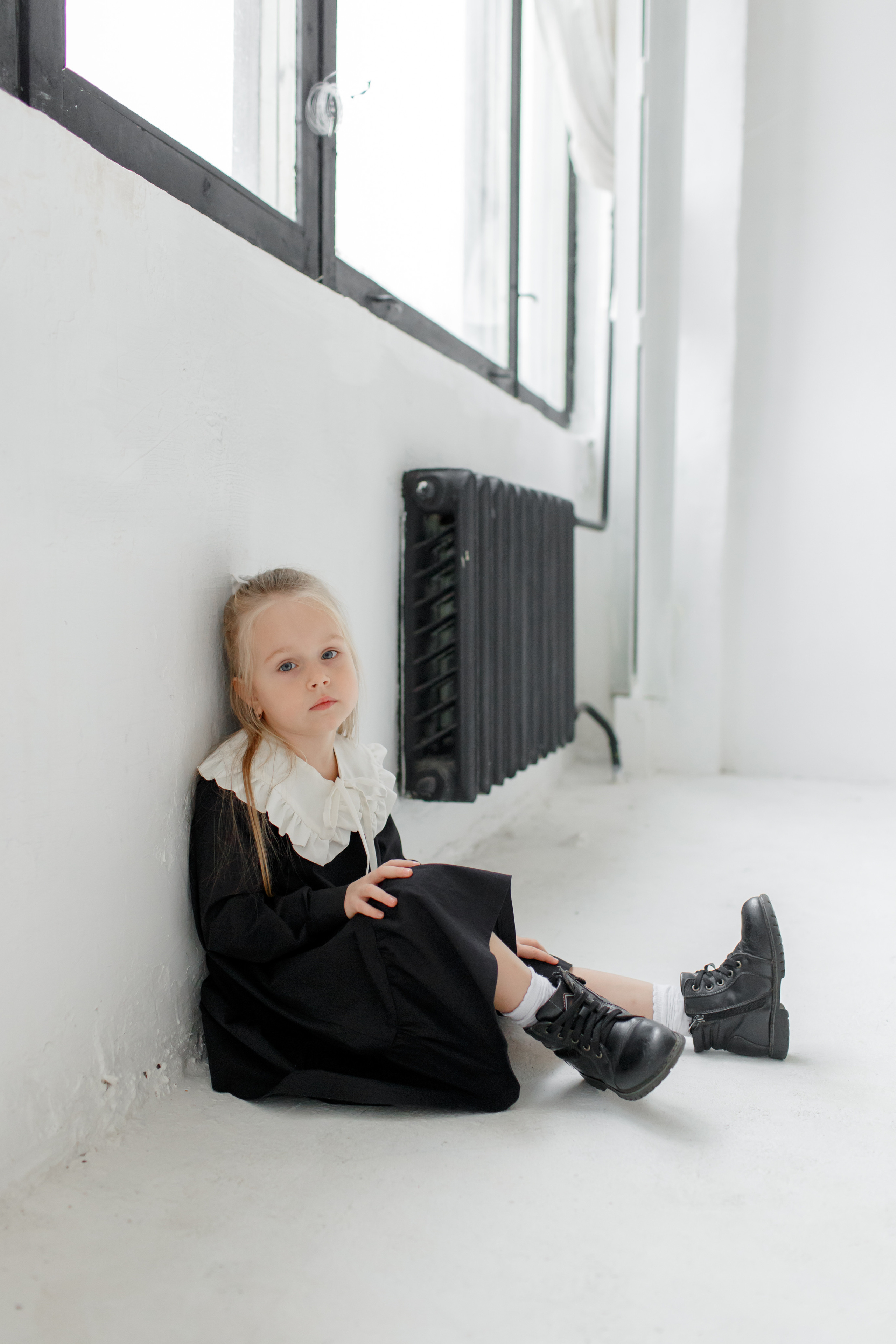 Вероничка в черном платье. Детский и семейный фотограф в Пензе Лена бешенова