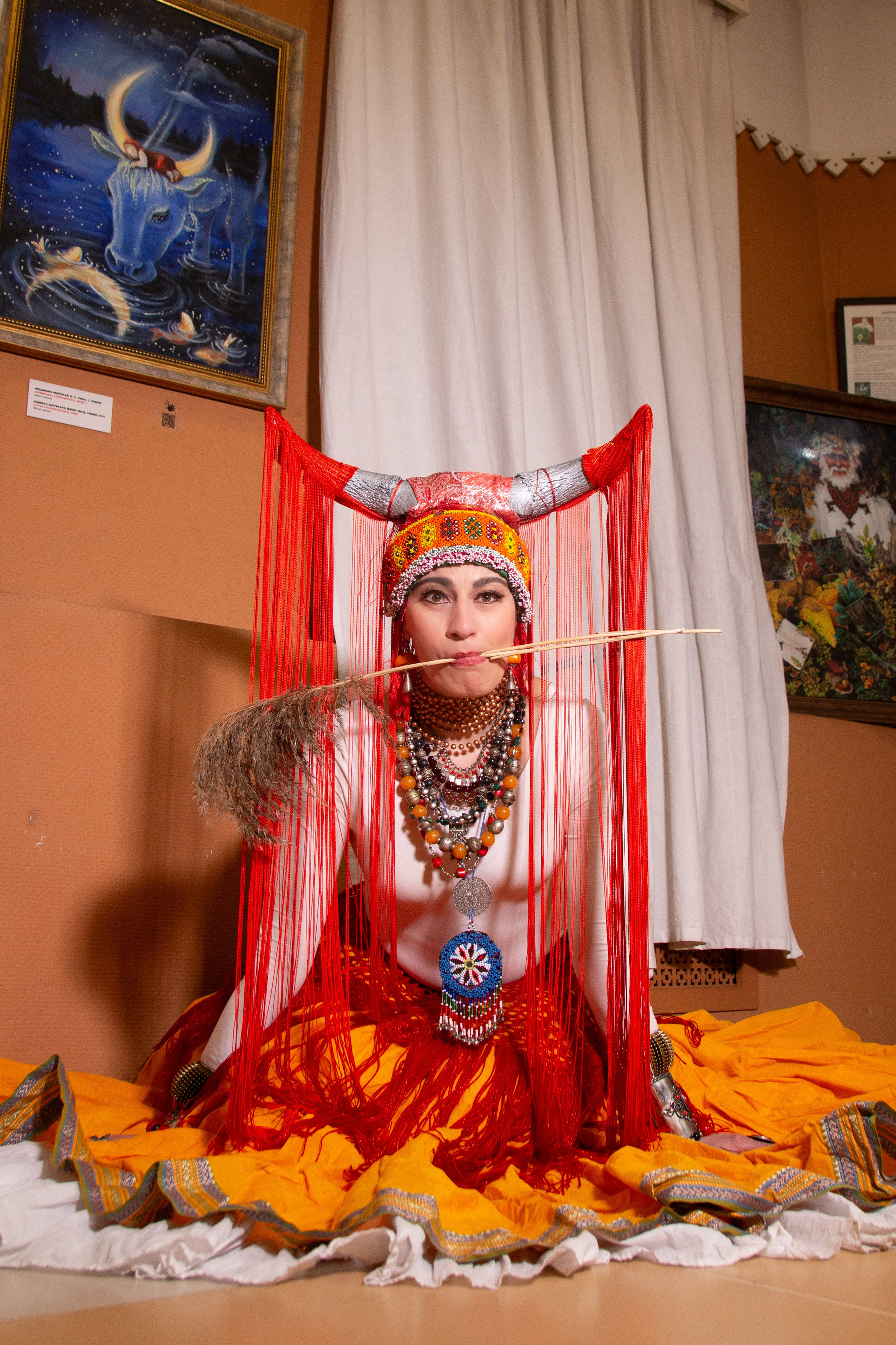 Танец в музее. Музей славянской мифологии. Модель Лана Чернявская. Ваш фотограф Северск | Томск