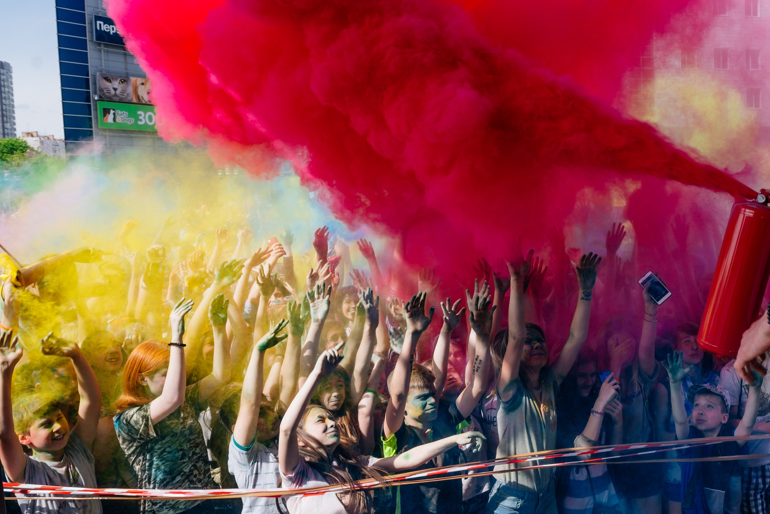 Фестиваль красок Holi. Москва, МО