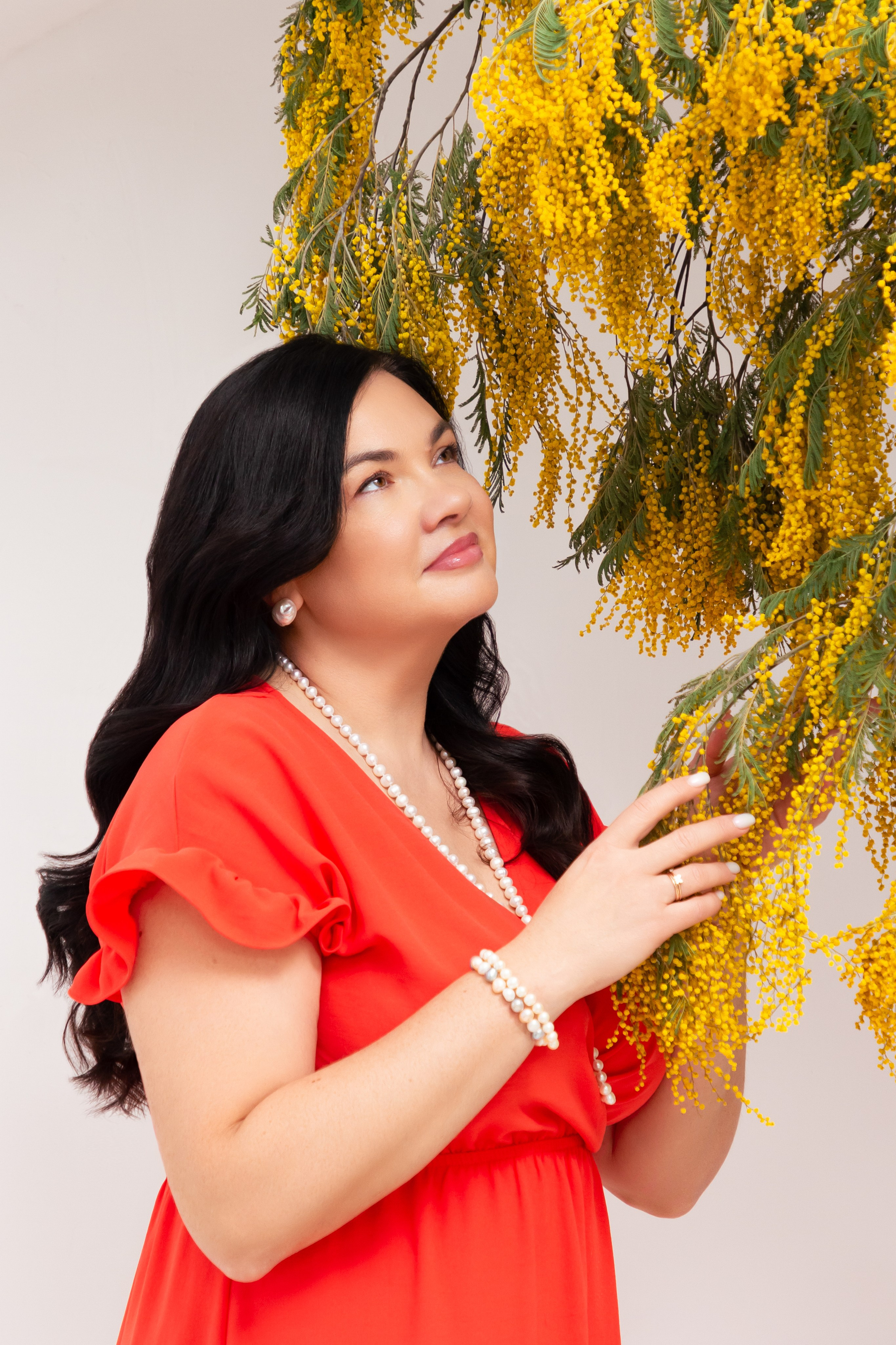 Фото день с мимозой. Портретный и семейный фотограф в Санкт-Петербурге Ульяна Жукова