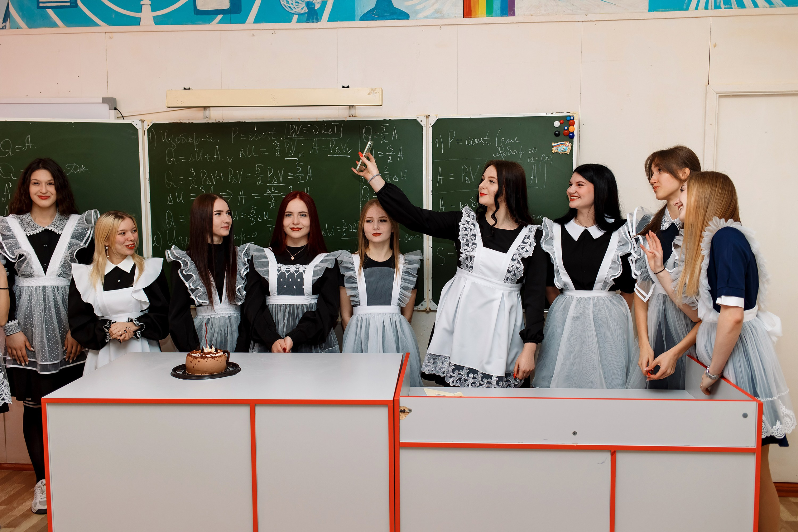 11 класс с. Барабаш. Фотограф Любовь Корниенко, Примоский край