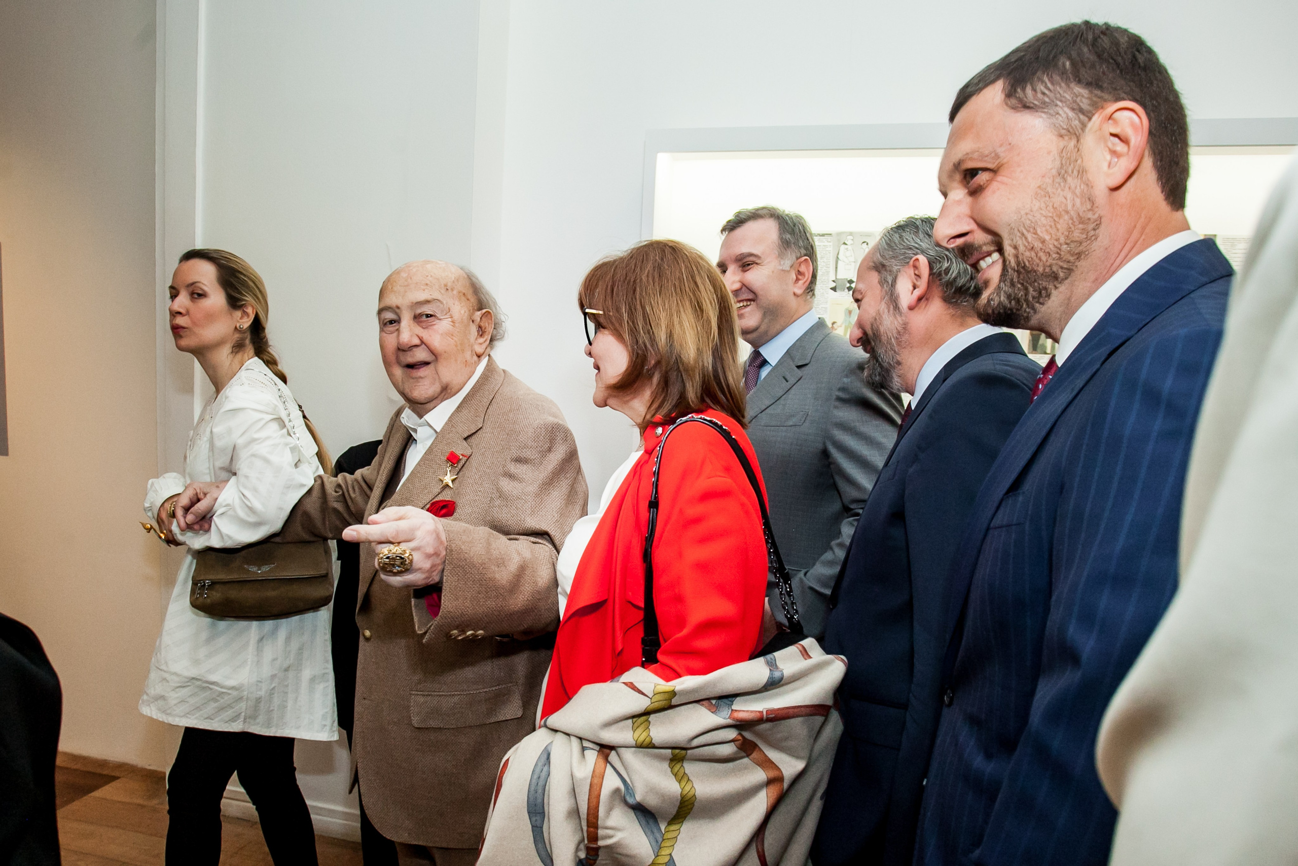 Открытие выставки Зураба Церетели. Art photographer Nino