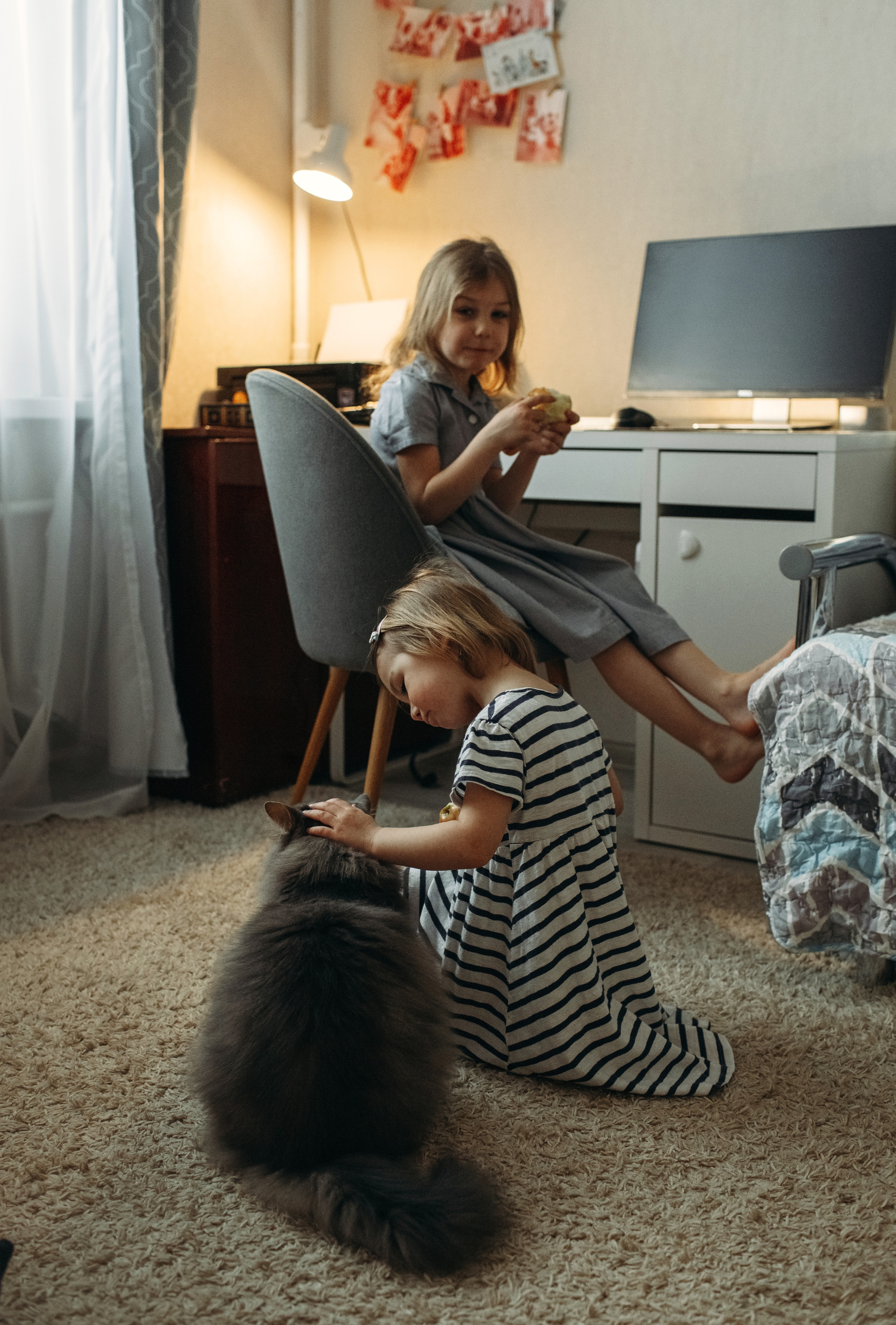 Домашняя фотоистория Таня и Леша + Варя и Василиса и кот Ватсон. Семейный, свадебный фотограф Минск Бобруйск Алла Сказова