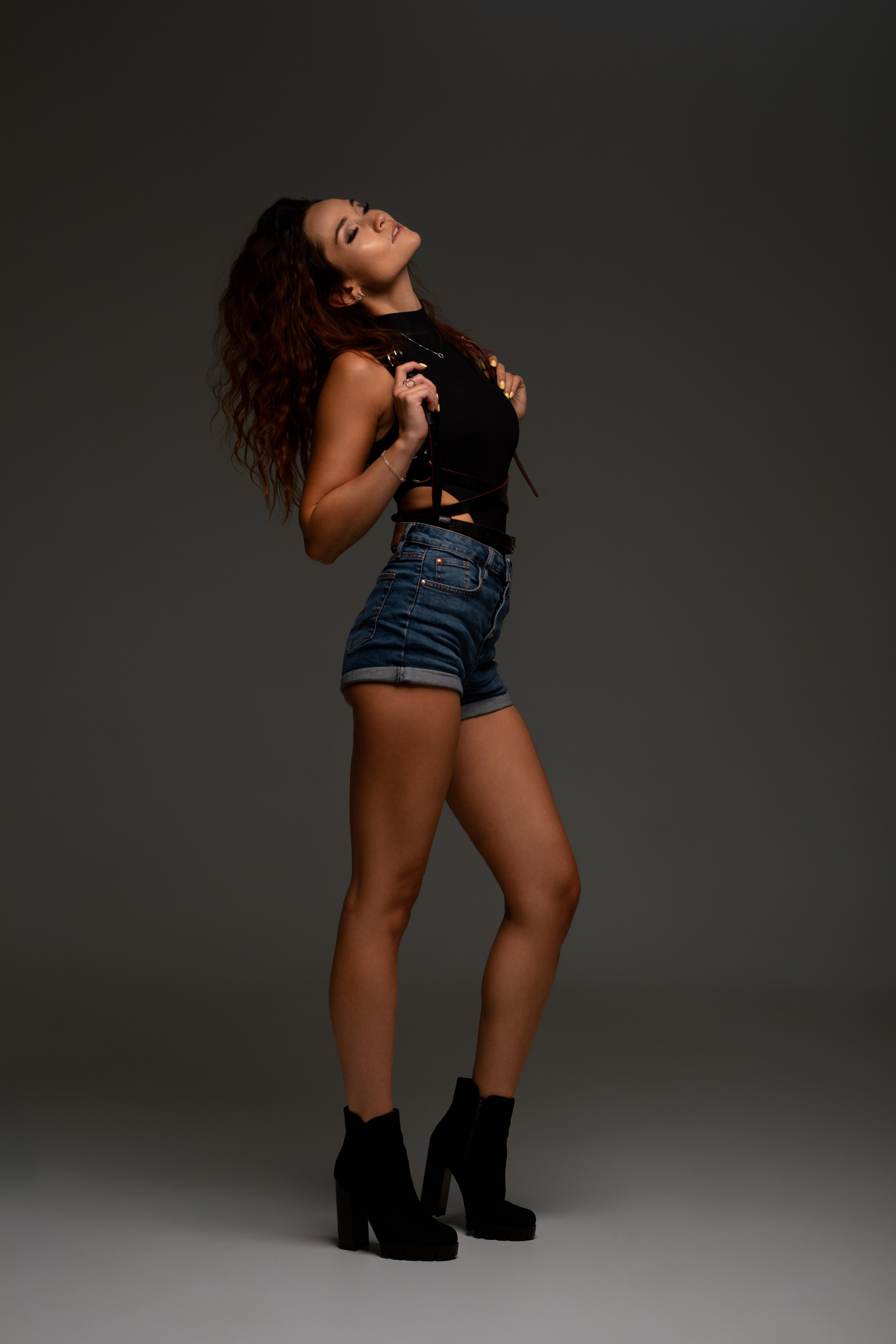 Съемка с Еленой в студии на циклораме для «себя»