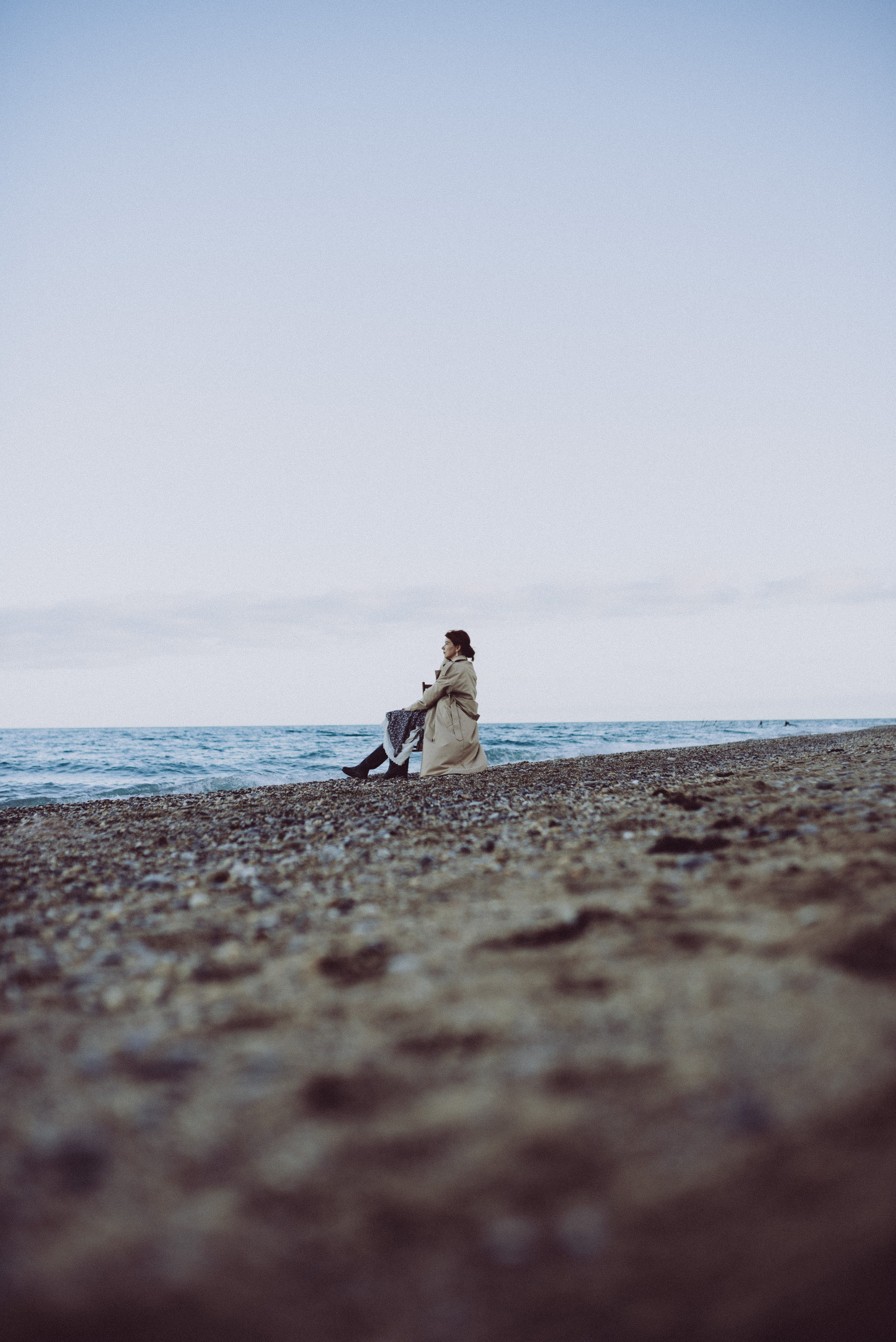 Фототерапия. Лена на пляже