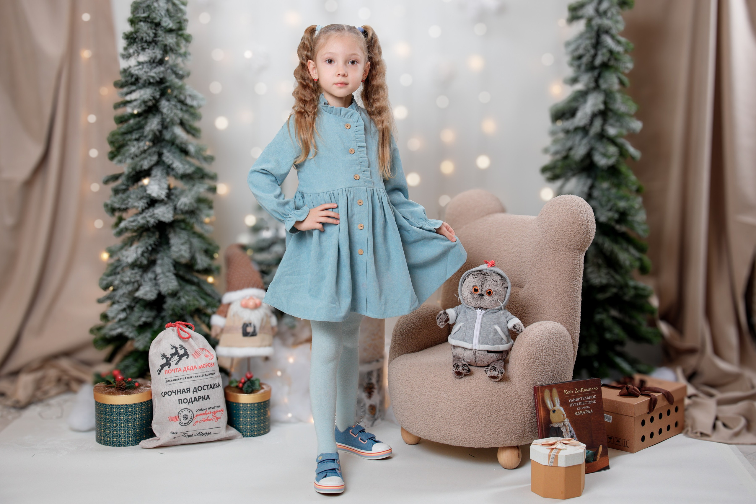 Новый год с котом Басиком. Детский фотограф Максим Потанин в Ижевске и Набережных Челнах