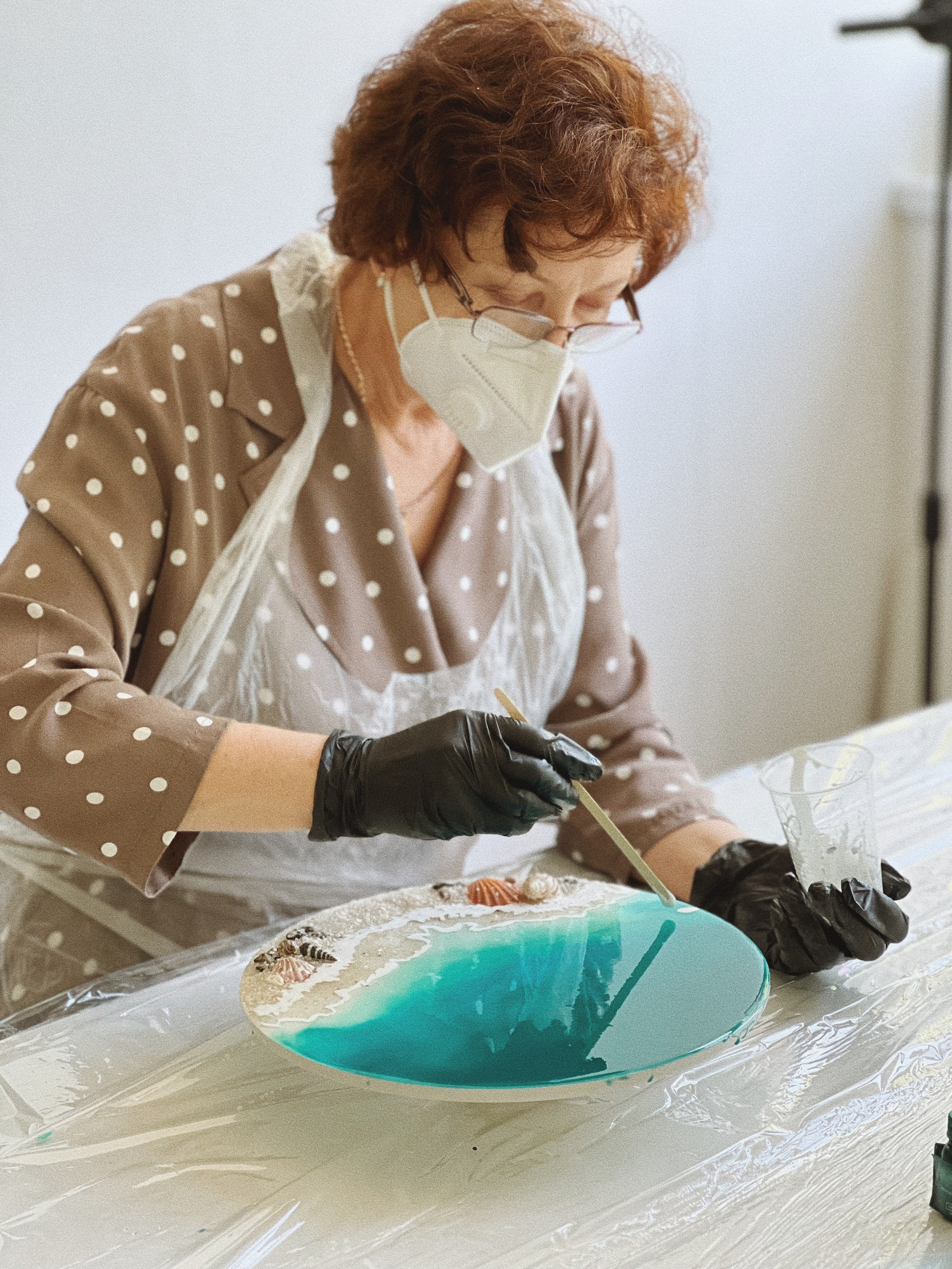 Мастер-классы. Seatales — эпоксидная смола и спиртовые чернила