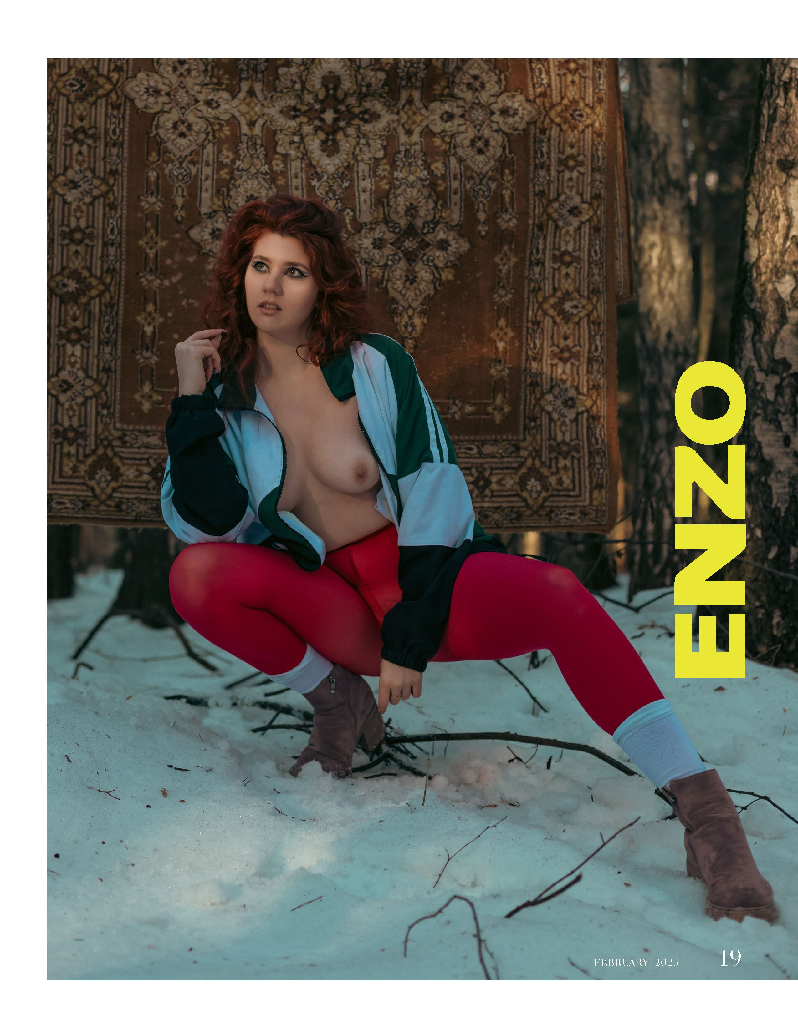 Публикация в журнале ENZO. Фотограф: Томин Дмитрий. Эротическая Фотосессия в Russian Style