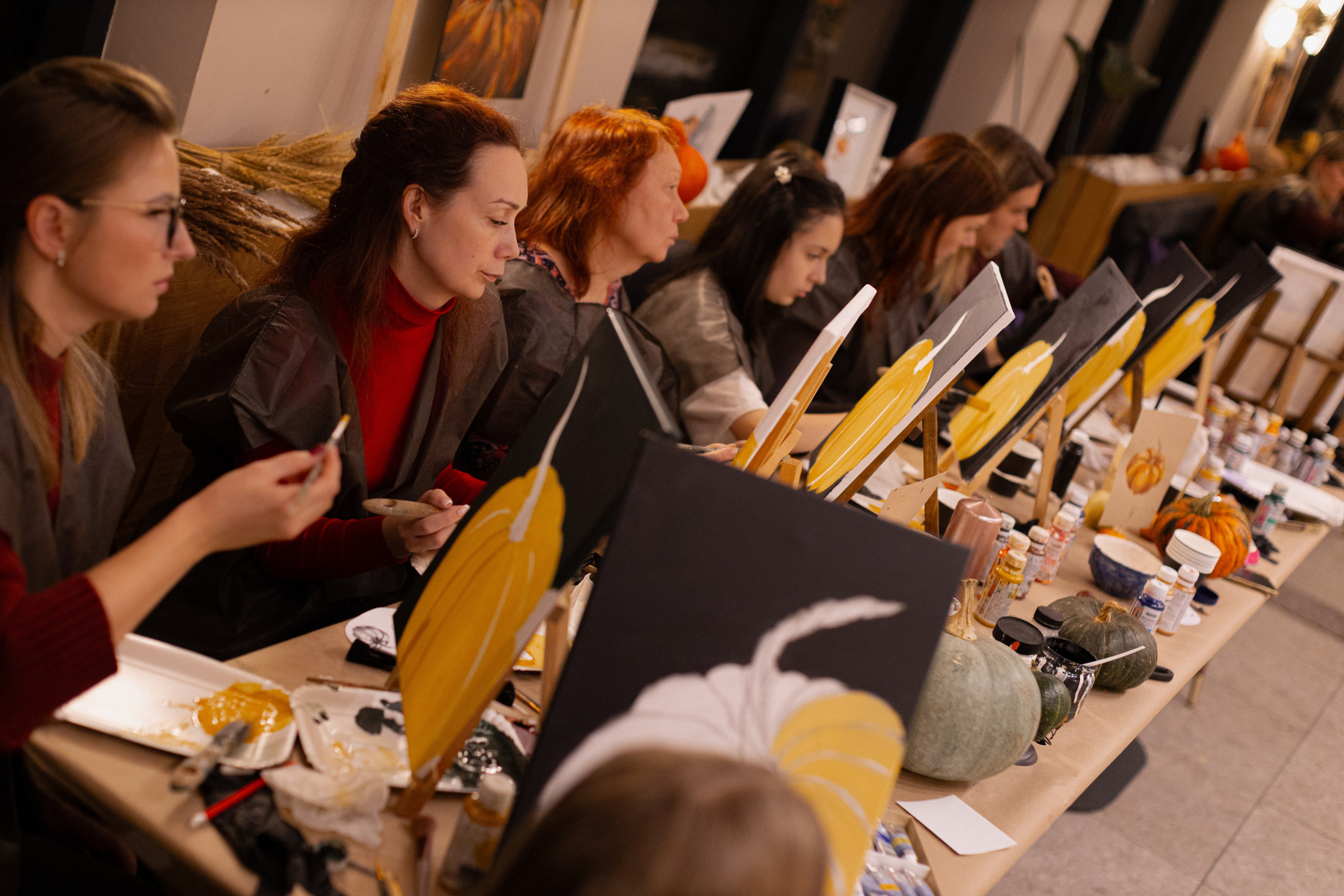 МК Тыква в кафе Здрасте. Анастасия Ракчеева Художник