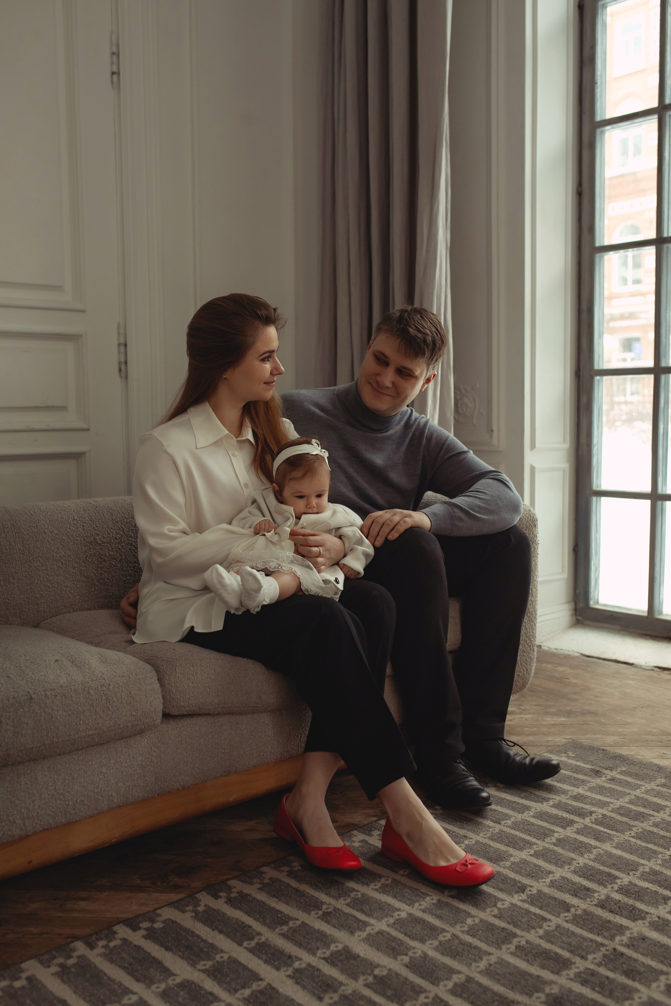 Семейная съемка в студии. Семейный и детский фотограф в Москве Дорогова Екатерина