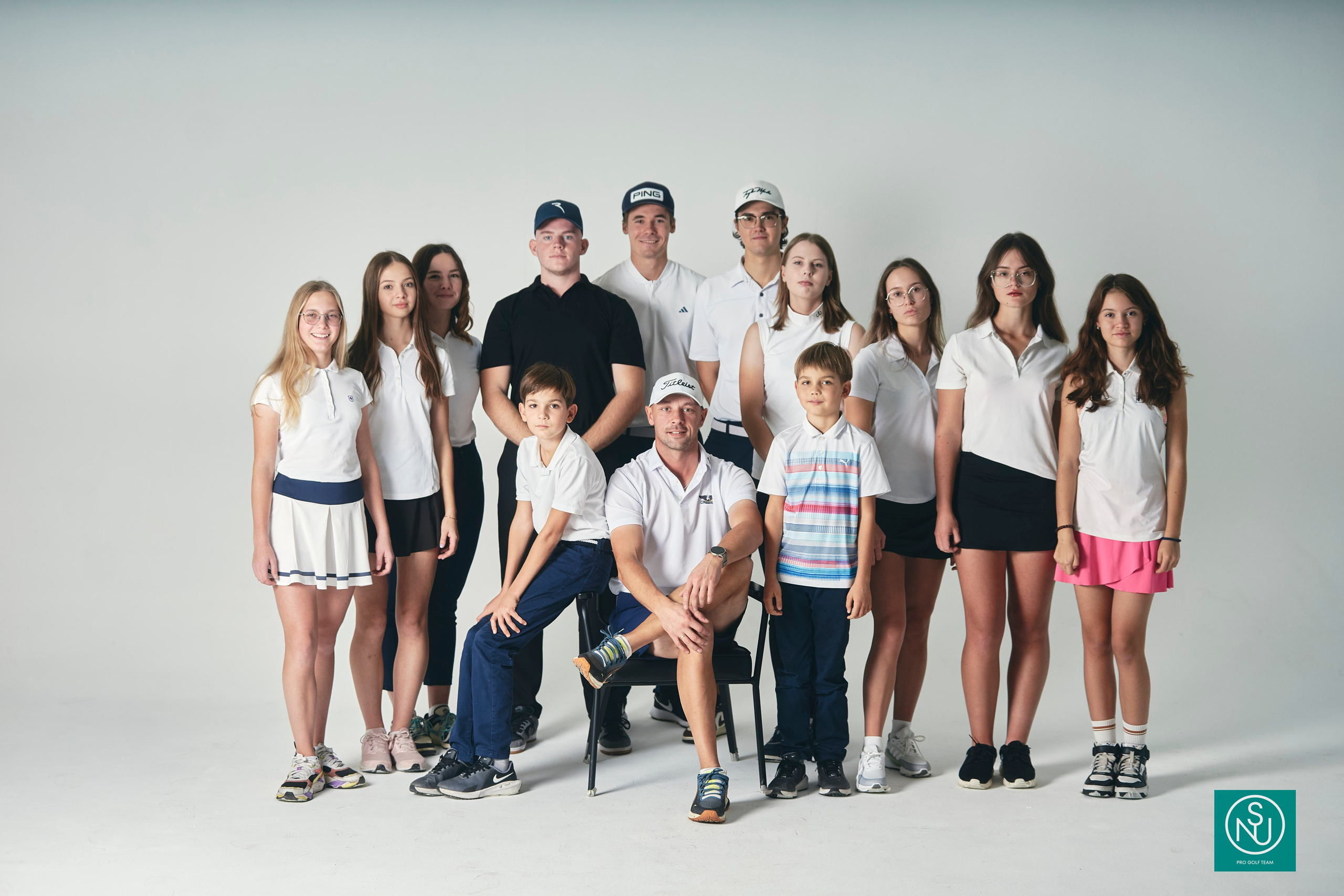 NSU съемка команды 2024. Академия гольфа NSU в Москве. Тренировки по гольфу для детей и взрослых, тренировки для новичков