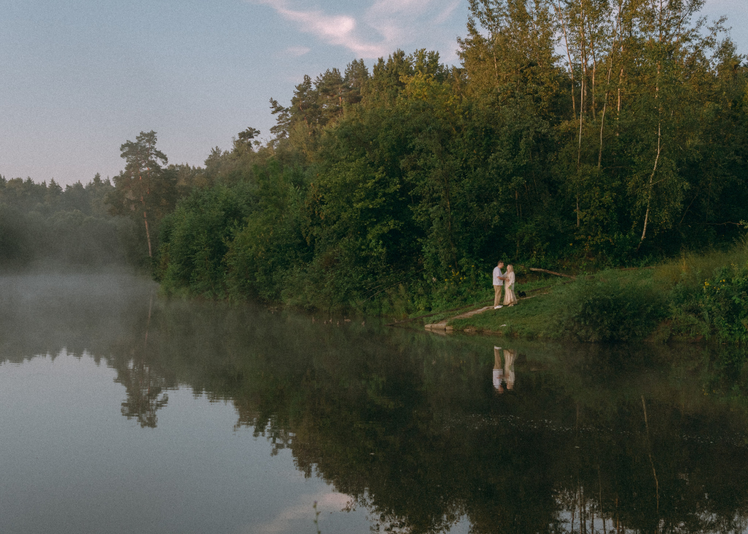 Оксана, Кирилл и Кеша. Фотограф-анималист Ксения Воробьева, Москва