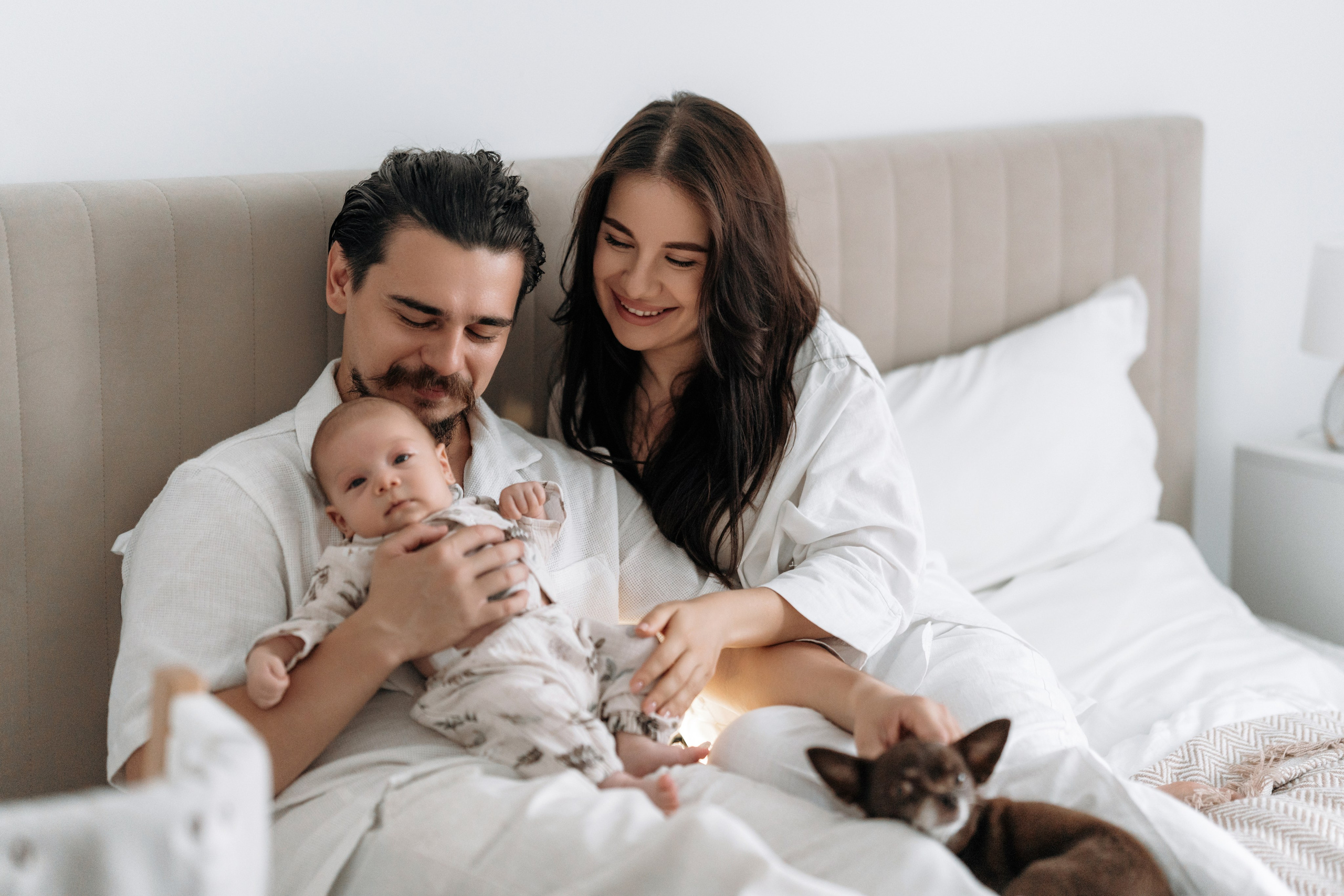 Малыш Марс дома с родителями. Семейный и свадебный фотограф в Ульяновске Арина Авдеева