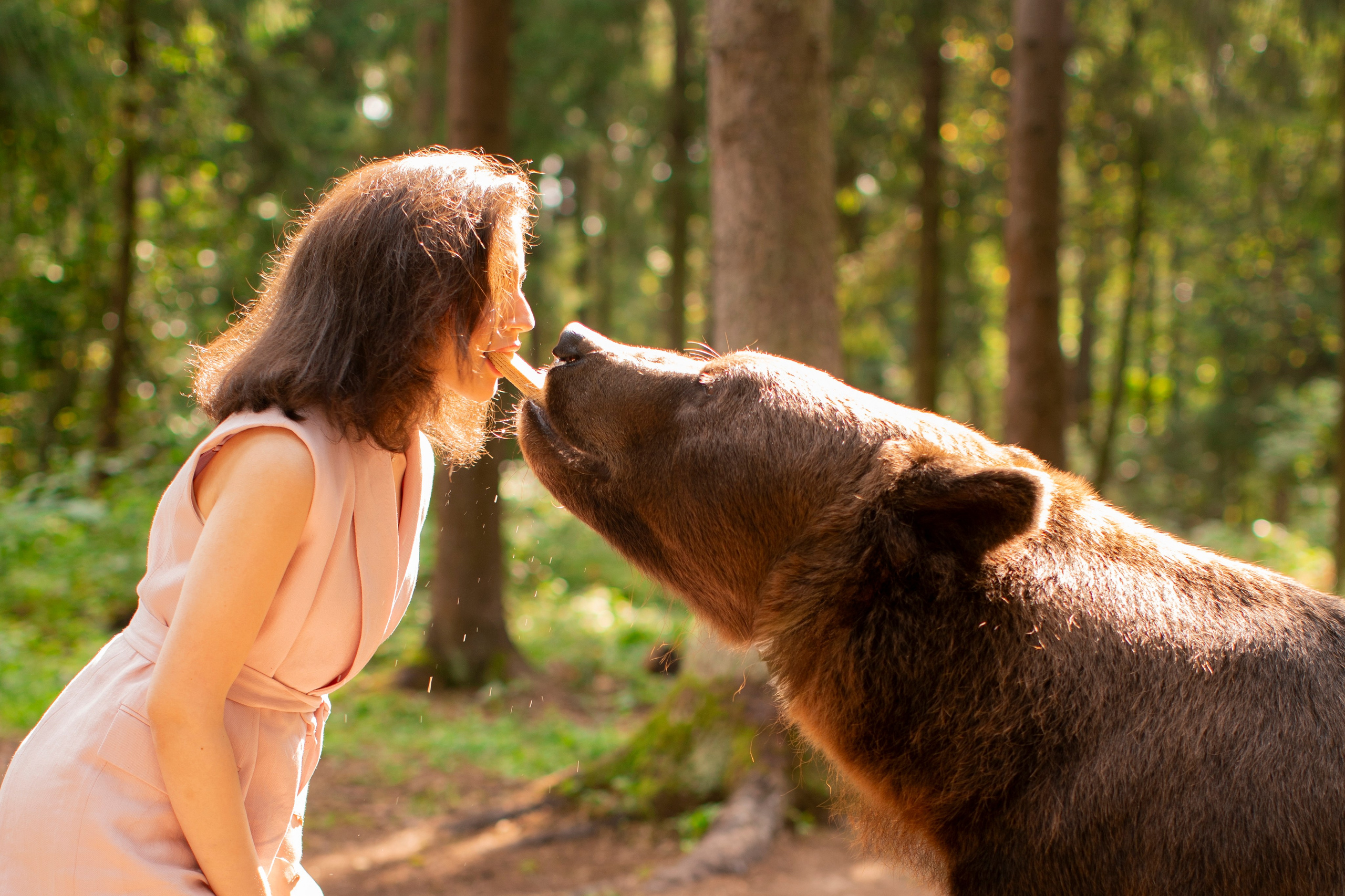 С медведем. Фотограф в Москве и в Московской области Сандра
