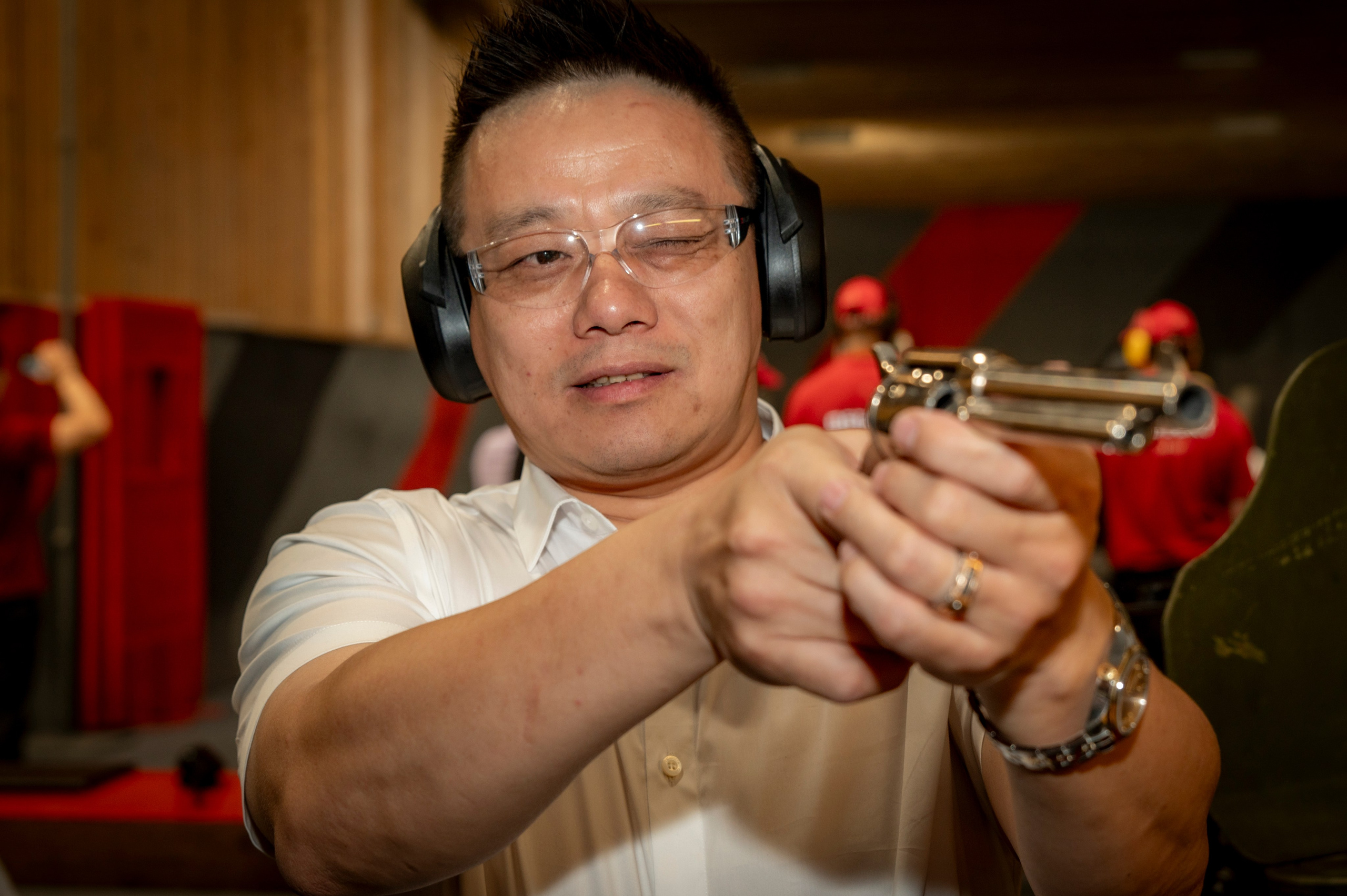 Фоторепортаж из стрелкового клуба «Объект». Фотограф Роман Адлер