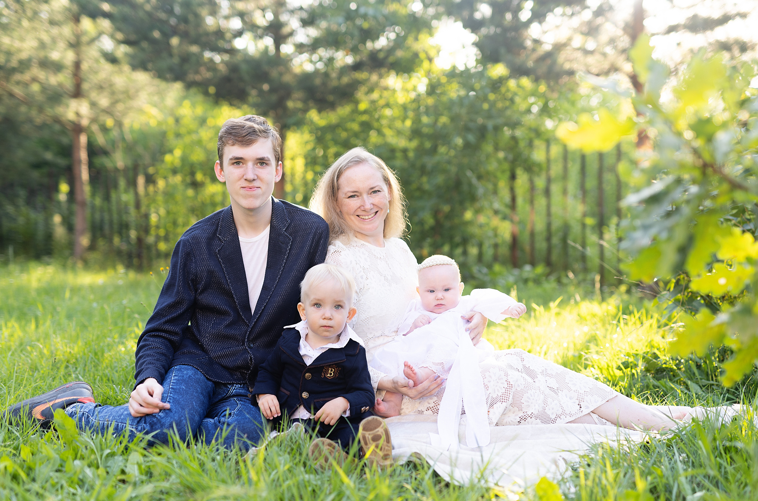 Анна, Андрей, Алексей и Настя. Семейный и свадебный фотограф в Долгопрудном Виктория Моисеева