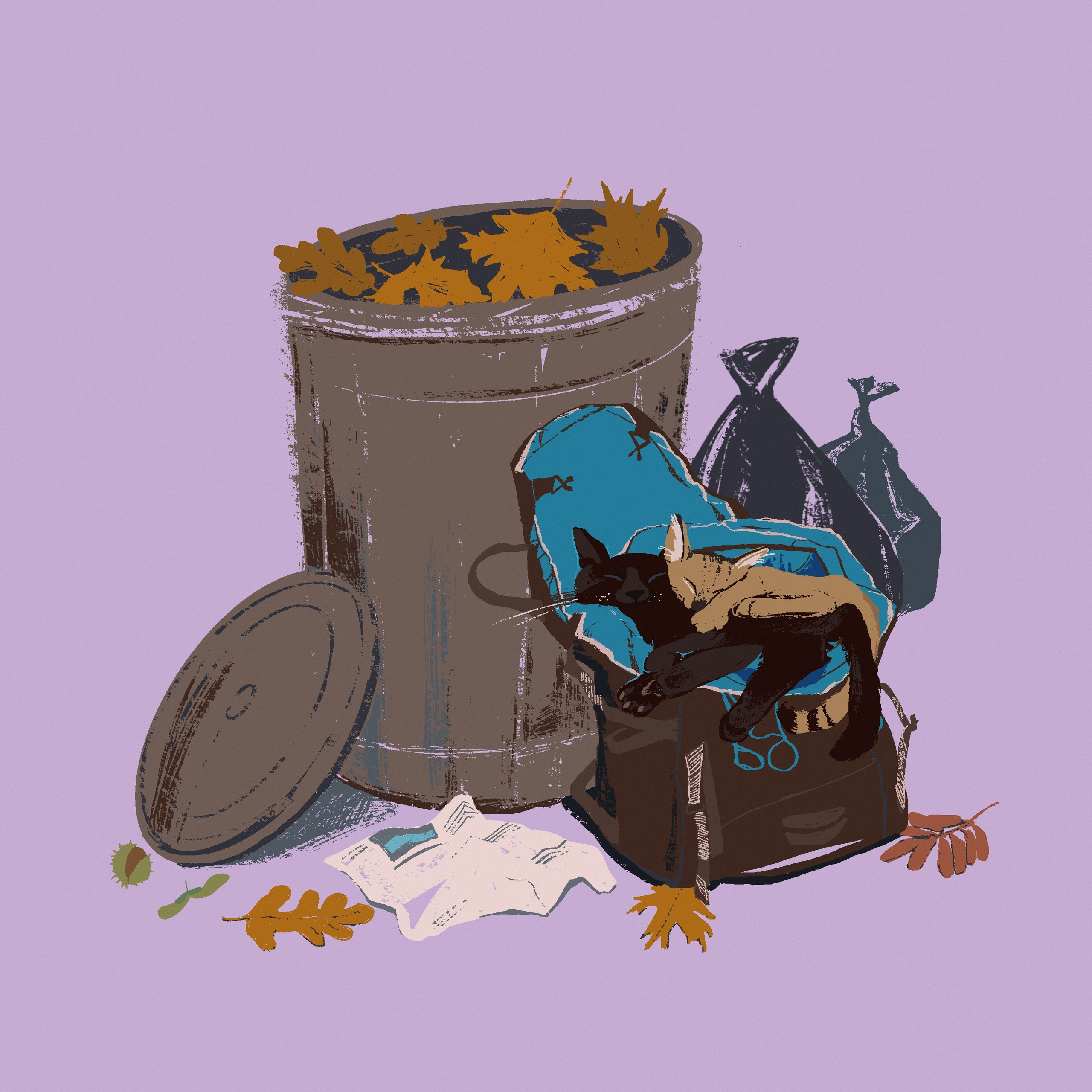 Peactober 2024. Детская иллюстрация 