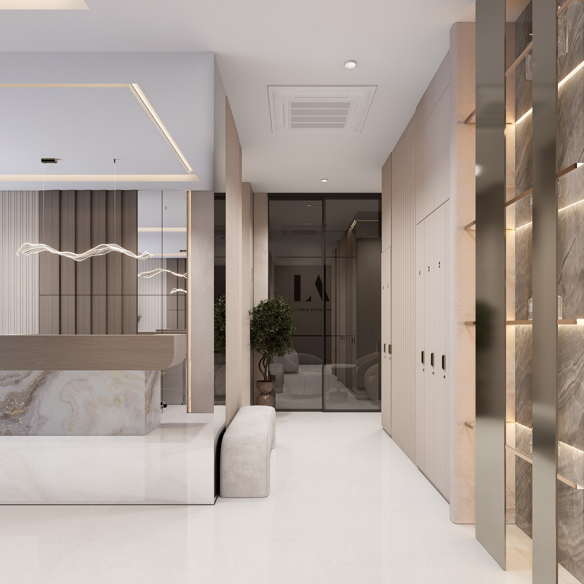 LA BELLE AESTHETICS WEB. Архитектурно-дизайнерское бюро ROOMS