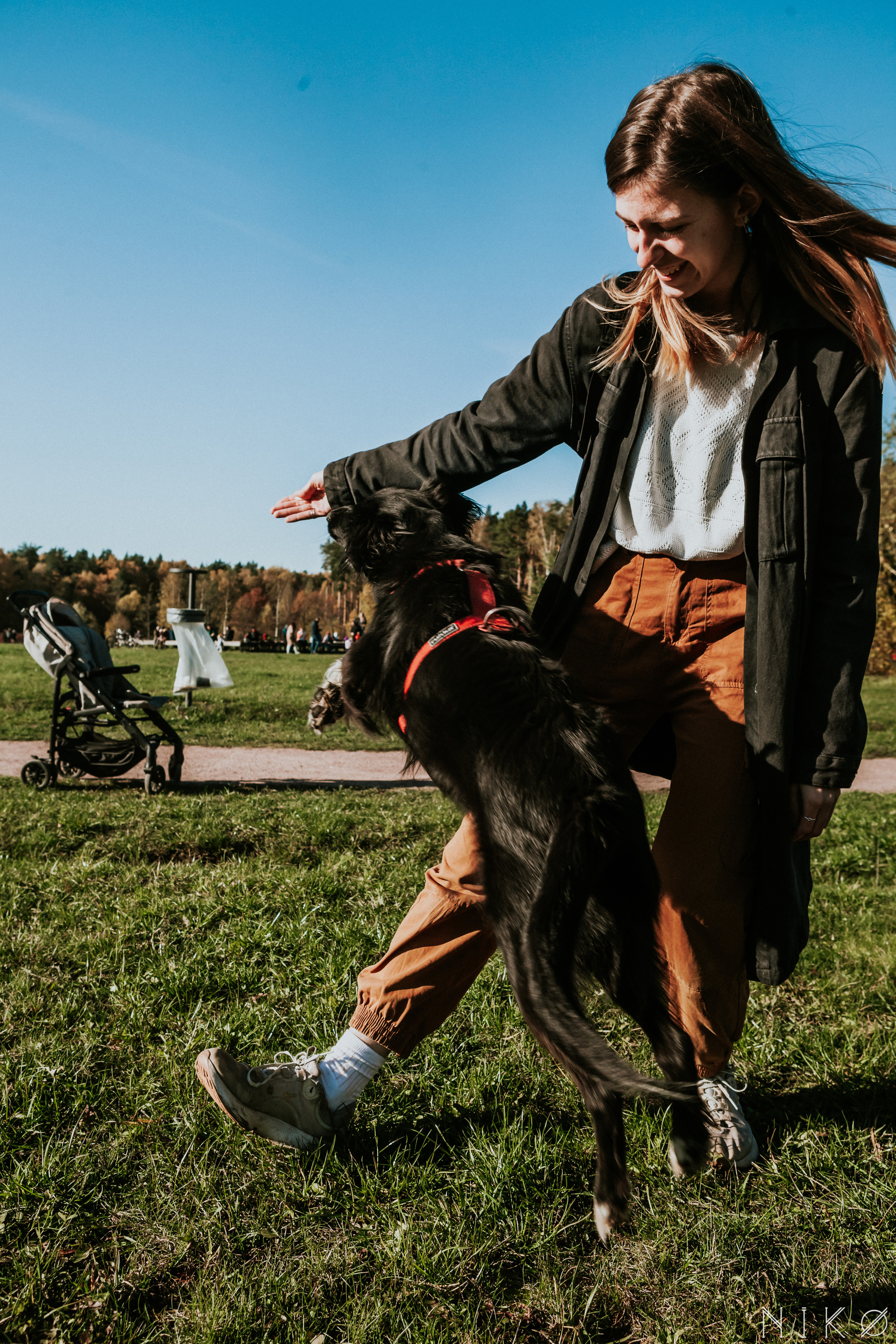 Sasha and Chernysh. Фотограф Николь Фолиянц