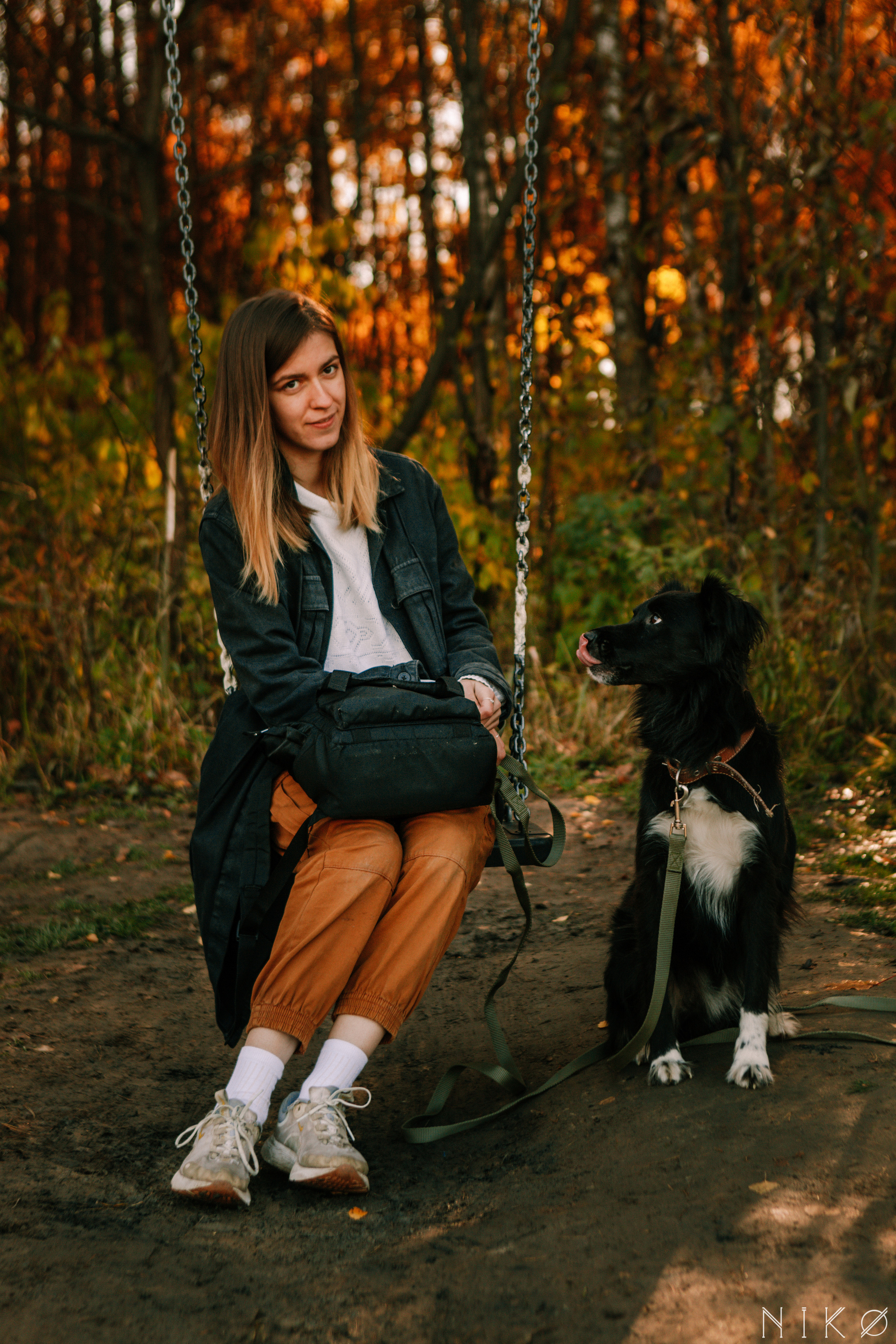 Sasha and Chernysh. Фотограф Николь Фолиянц