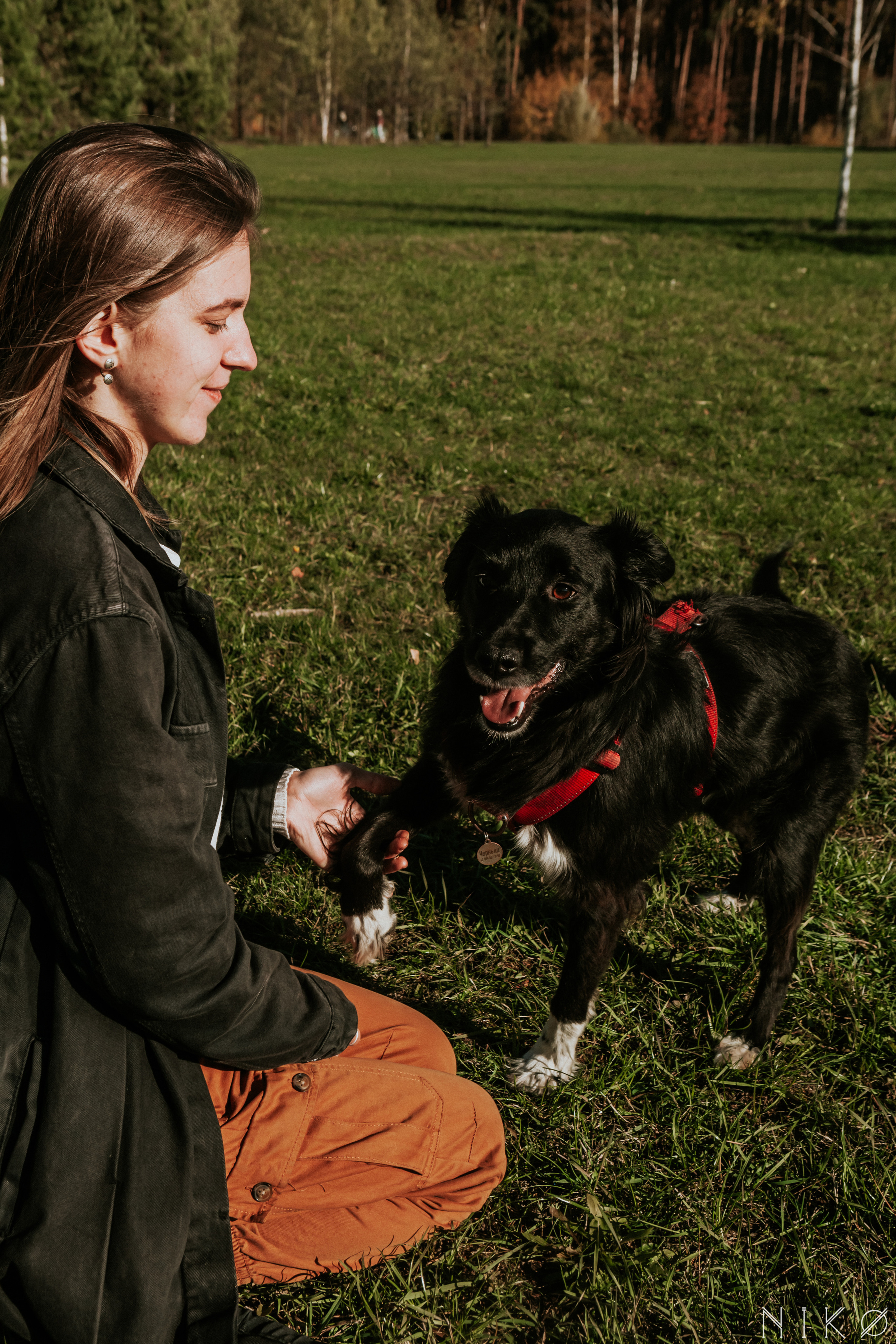 Sasha and Chernysh. Фотограф Николь Фолиянц