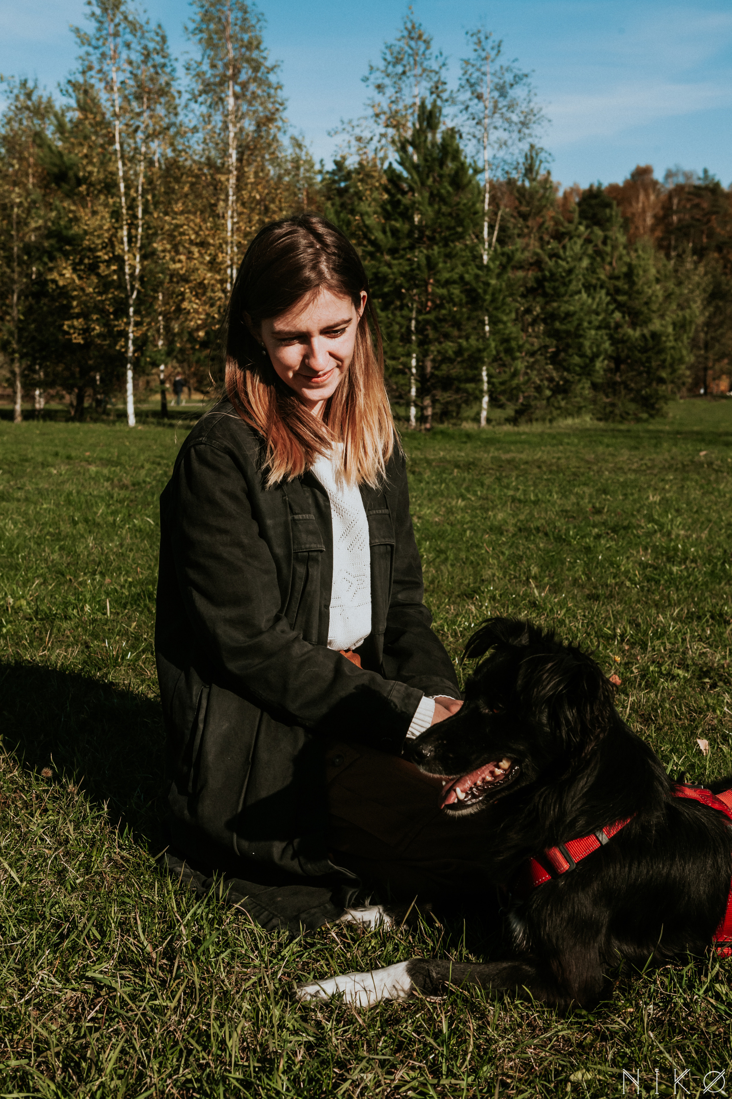 Sasha and Chernysh. Фотограф Николь Фолиянц