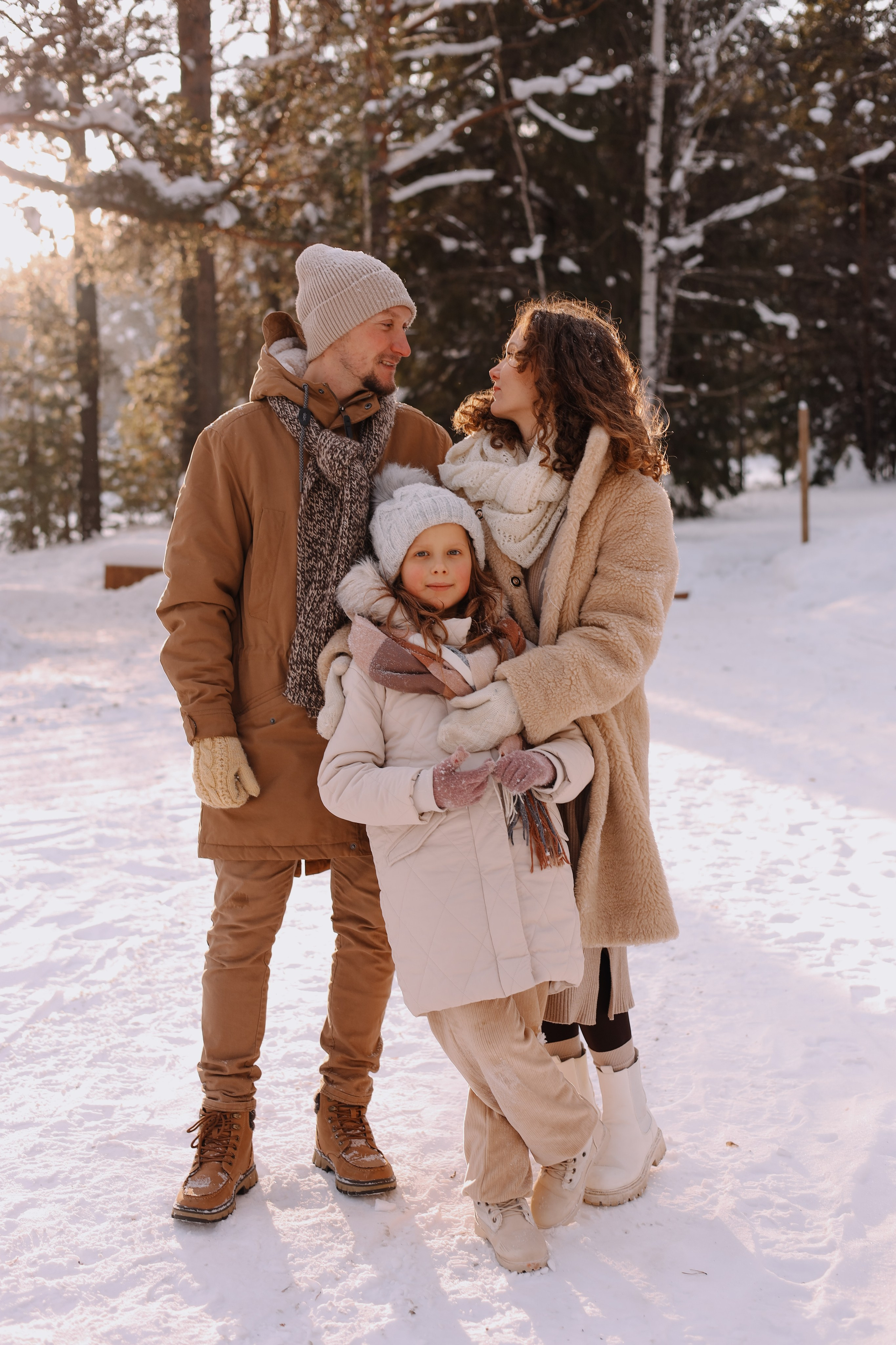 Семья, домик, зима. Marina Shakirova Photography