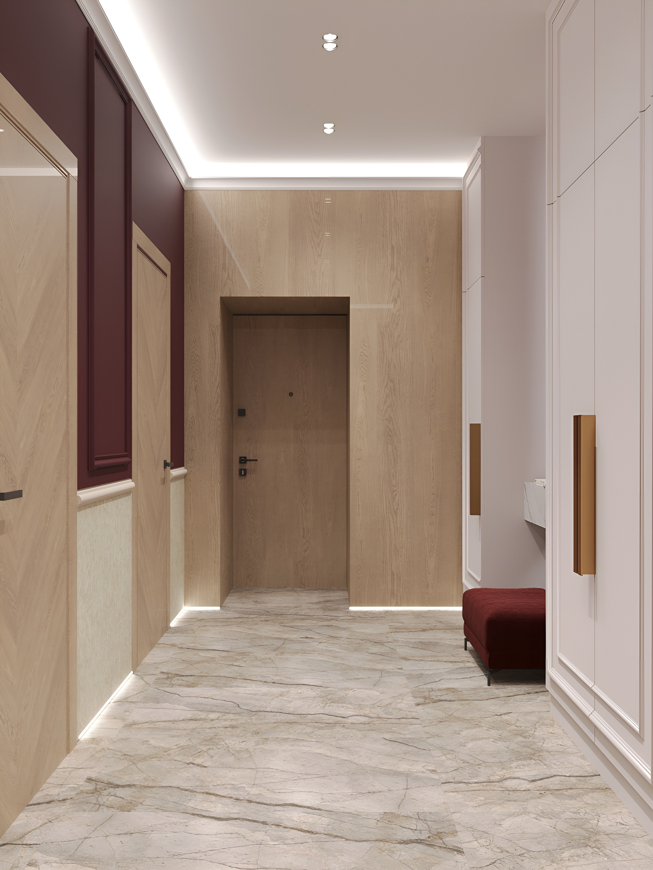 Холл. 3D Визуализация интерьеров жилых и коммерческих помещений