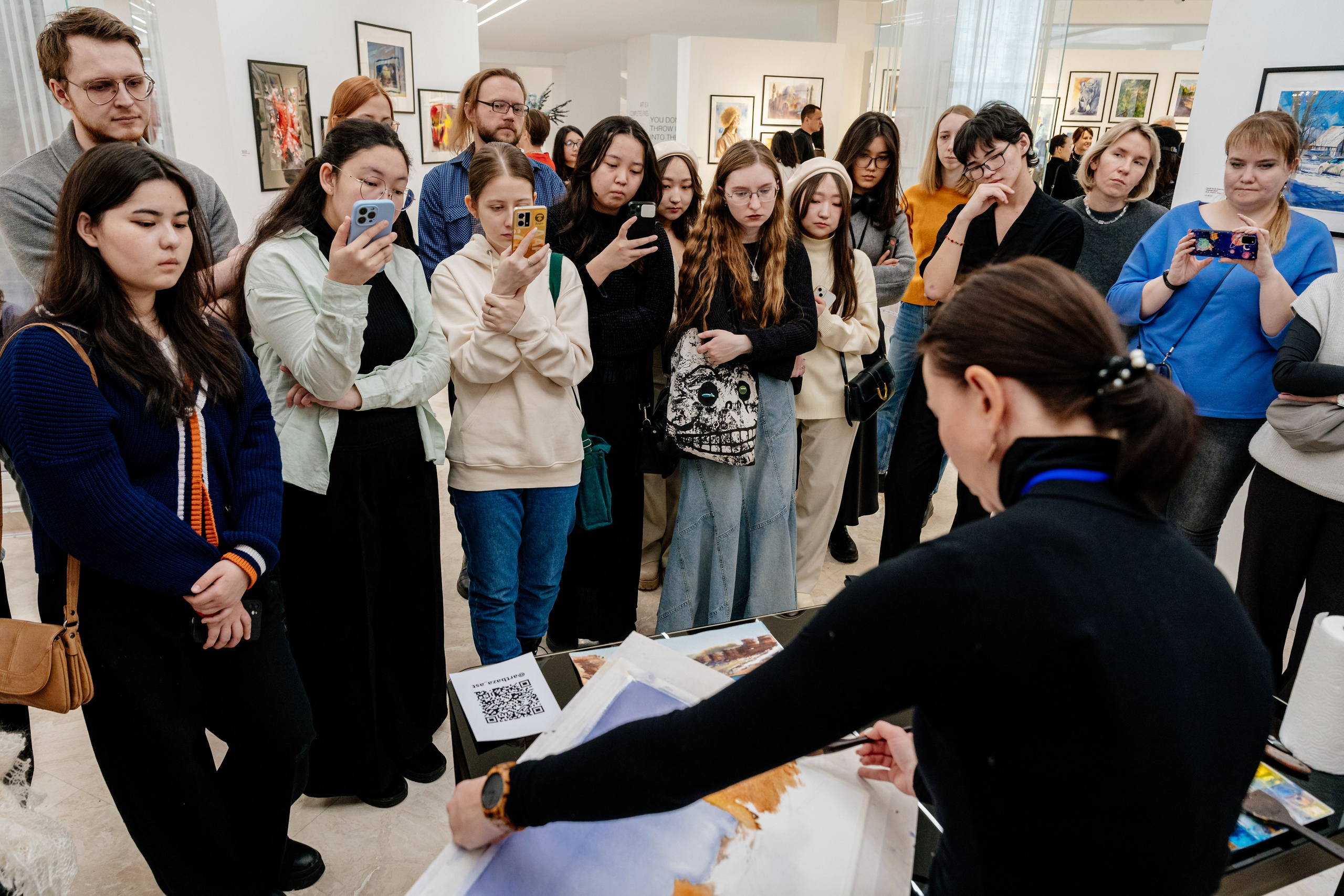 Фестиваль акварели «Течение времени». Репортажный фотограф в Астане — Диана Калтаева, портретный фотограф
