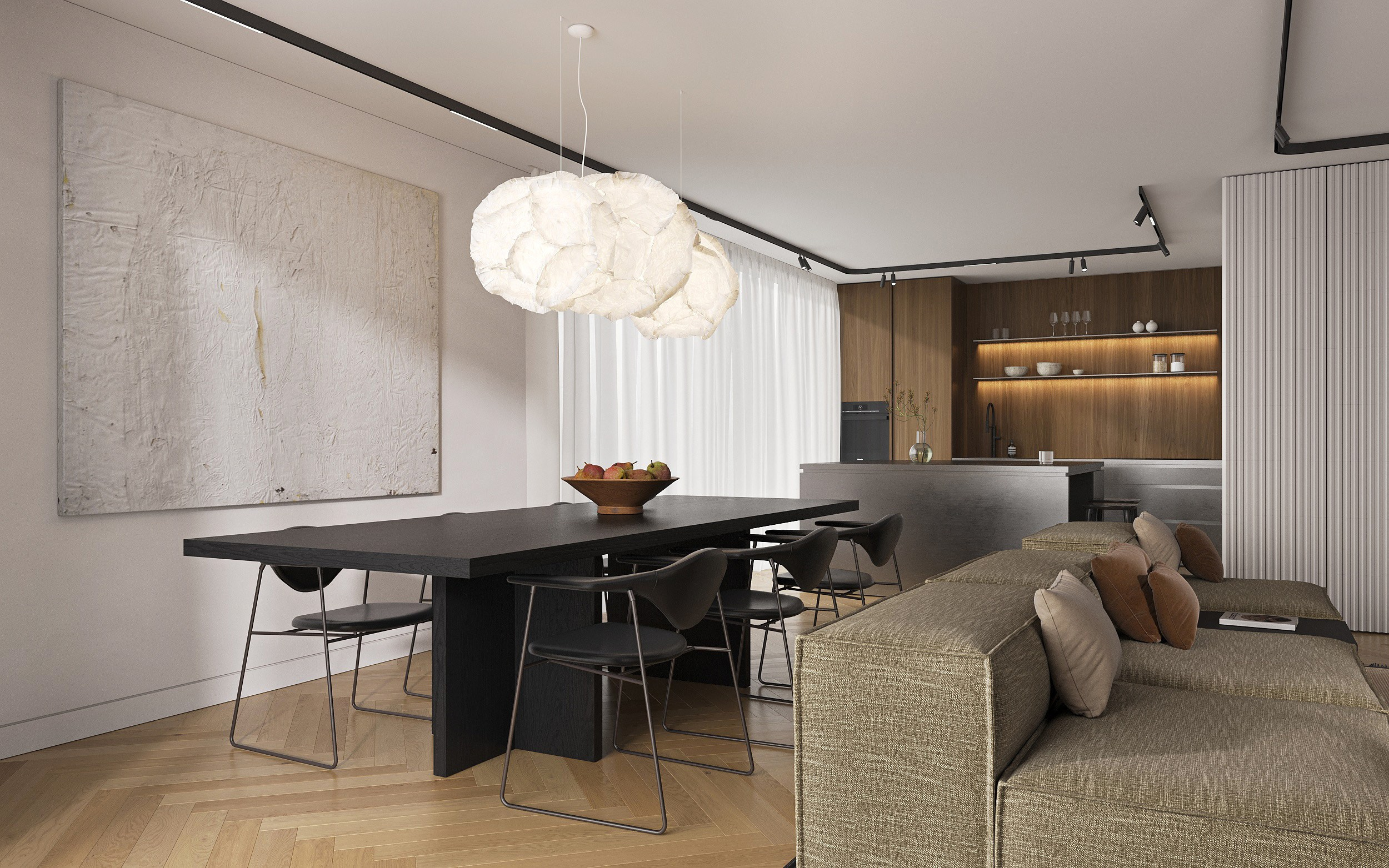 Apartment 'G'. Interior visualization