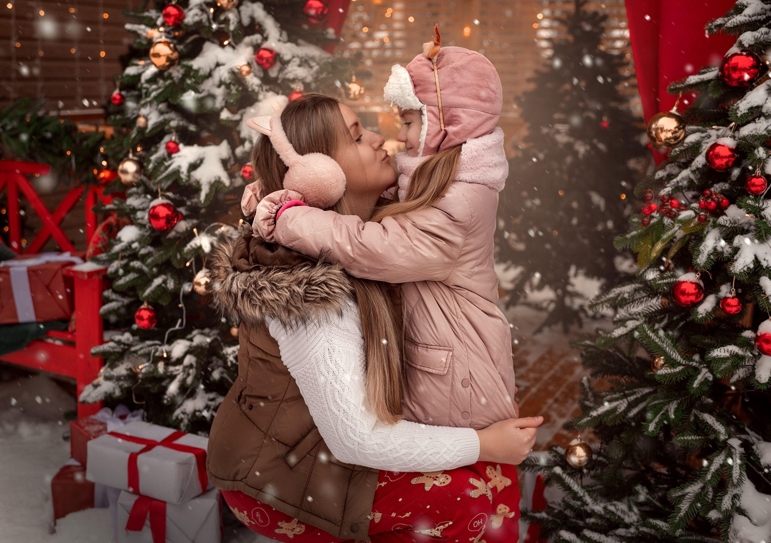 НОВОГОДНЯЯ БЕСЕДКА. Семейный фотограф Екатеринбург Лора Мур