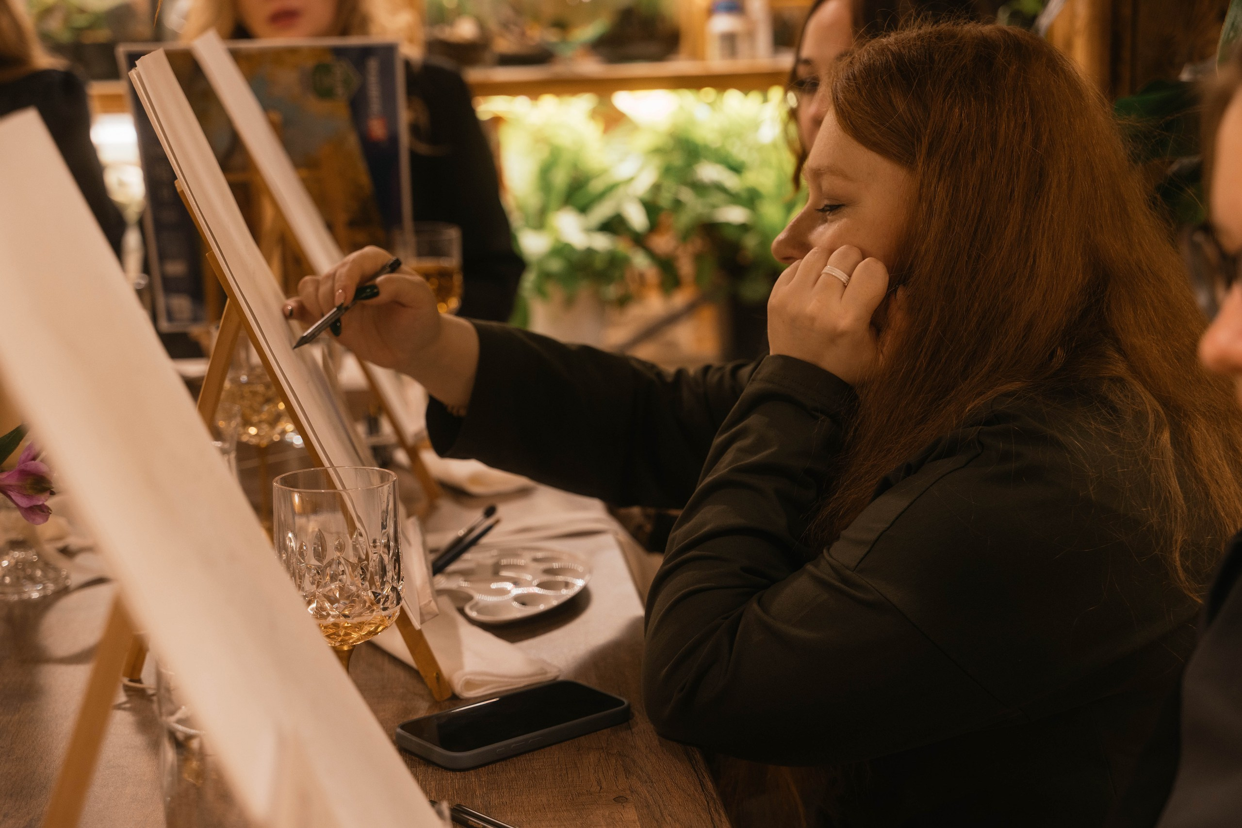 Мастер-класс по рисованию на день рождения. Свадебный, семейный фотограф в Рязани Лена Брант